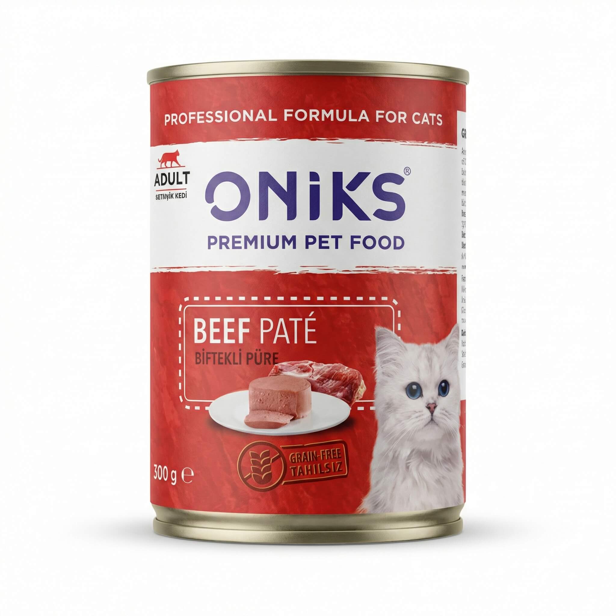 Oniks Beef Paté Premium Cat Food