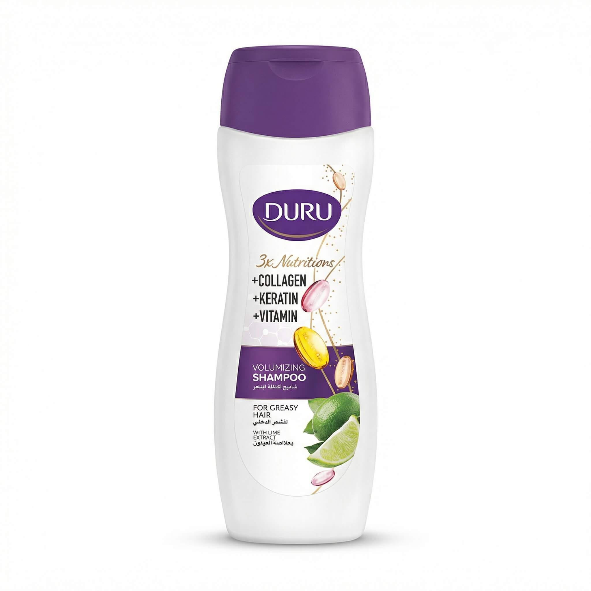 Duru Volumizing Shampoo for Greasy Hair with Lime Extract