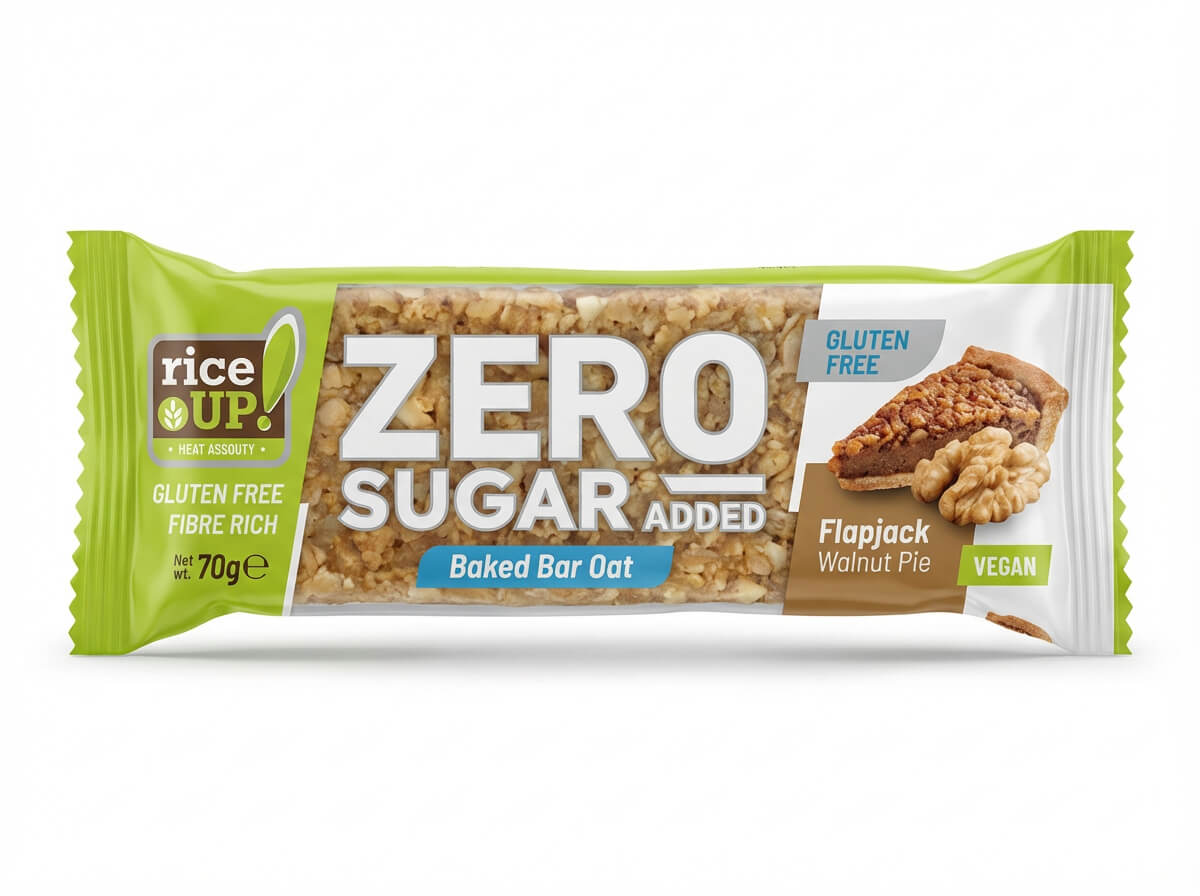RiceUp! Zero Sugar Added Flapjack Walnut Pie