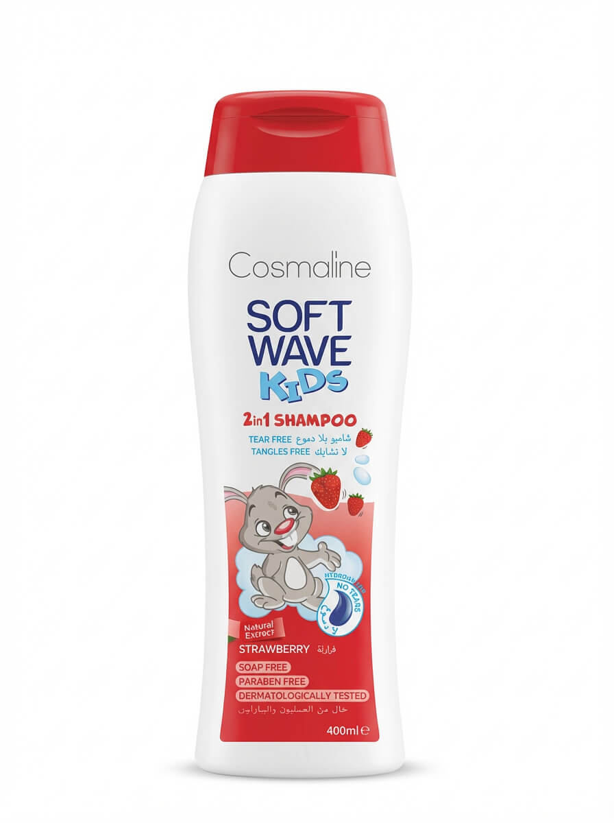 Cosmaline Soft Wave Kids 2-in-1 Strawberry Shampoo