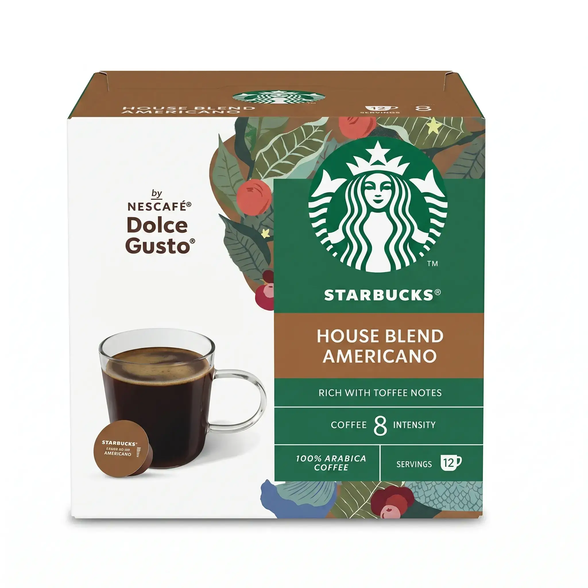 Starbucks House Blend Americano - Nescafé Dolce Gusto Coffee Pods