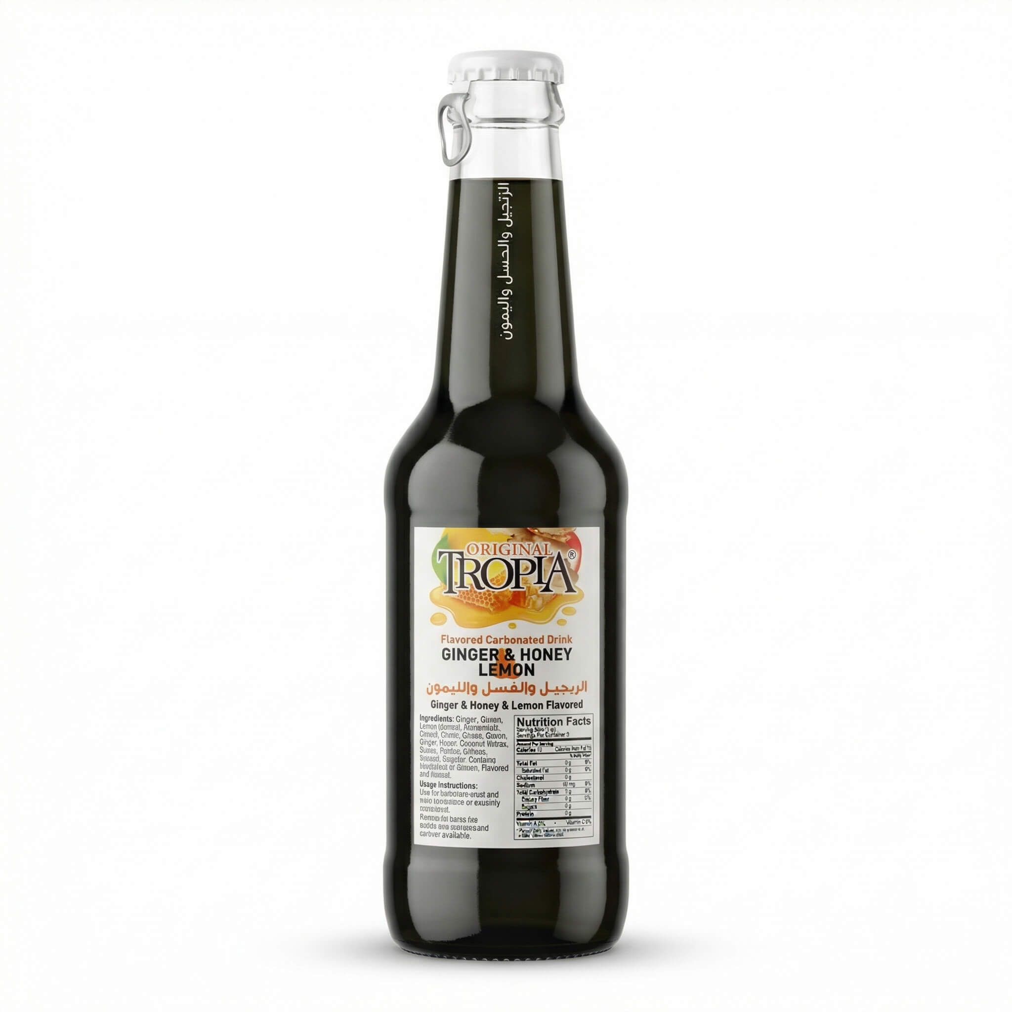 Tropia Original Ginger, Honey & Lemon Carbonated Drink