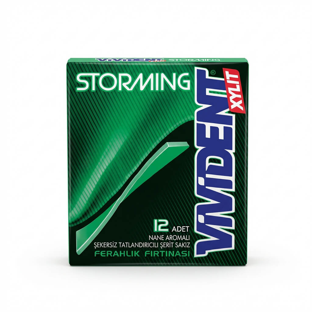 Vivident Xylit Storming Mint Sugar-Free Gum