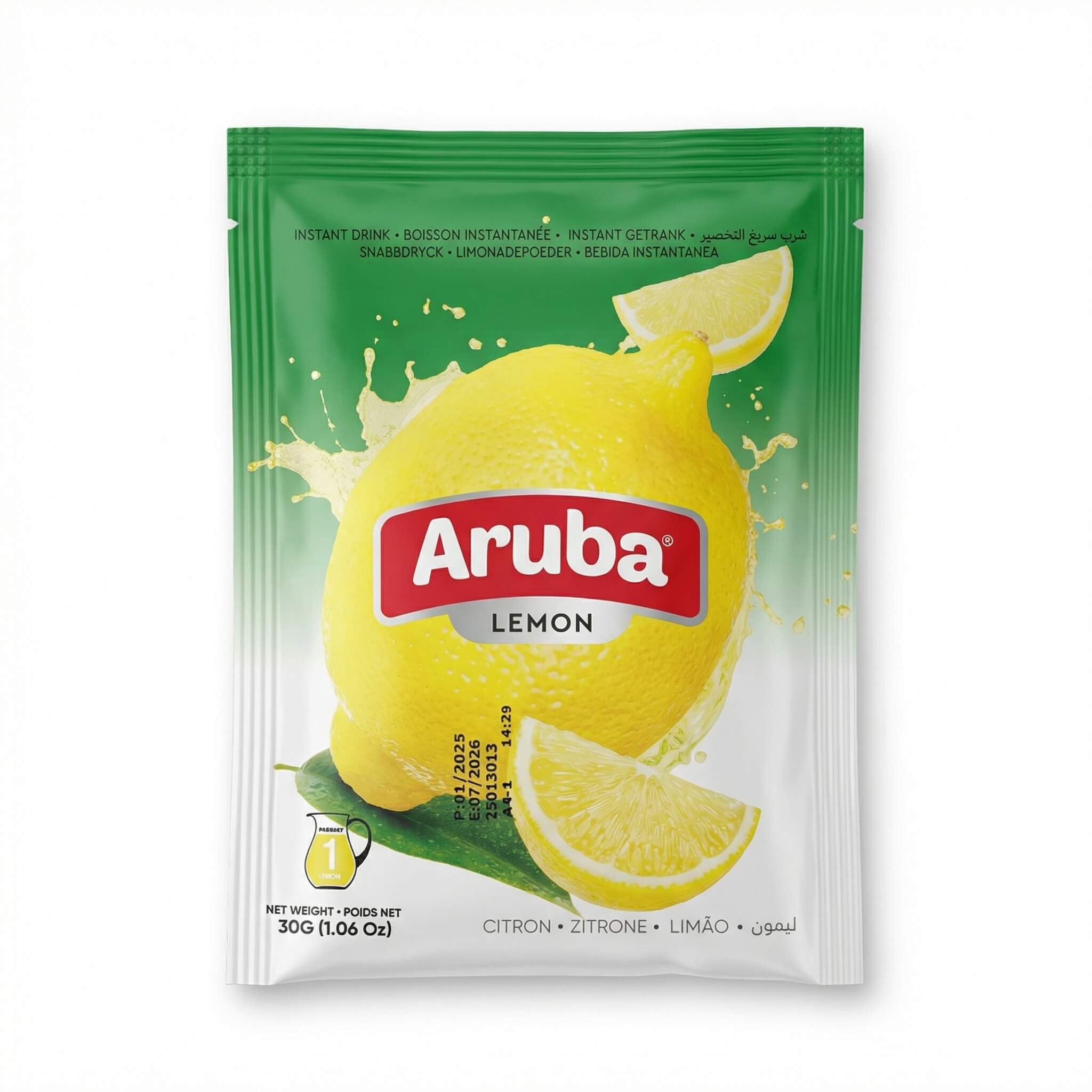 Aruba Lemon Instant Drink Powder