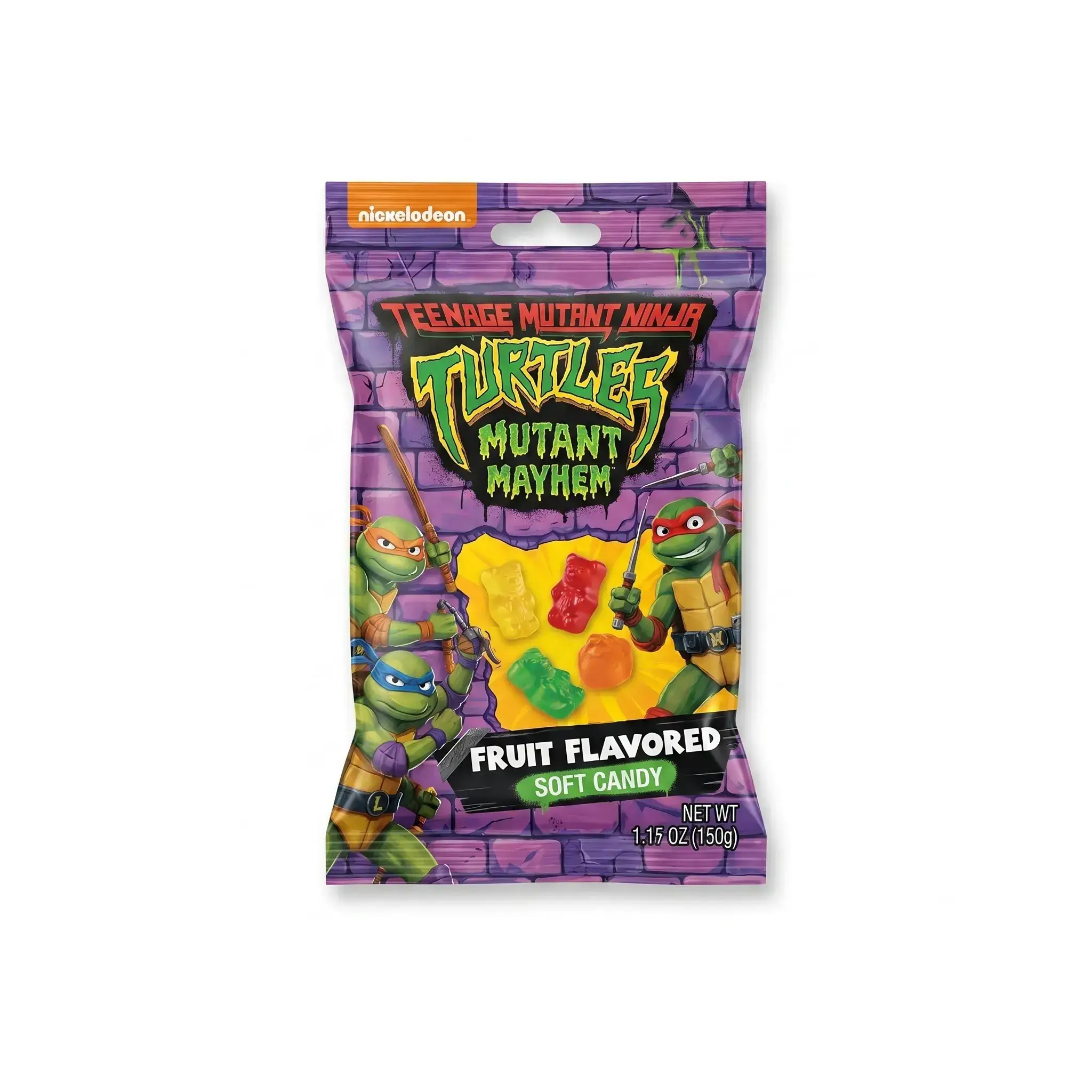 Kandiz Gummiz Ninja Turtles Mutant Mayhem Fruit Flavored Soft Candy