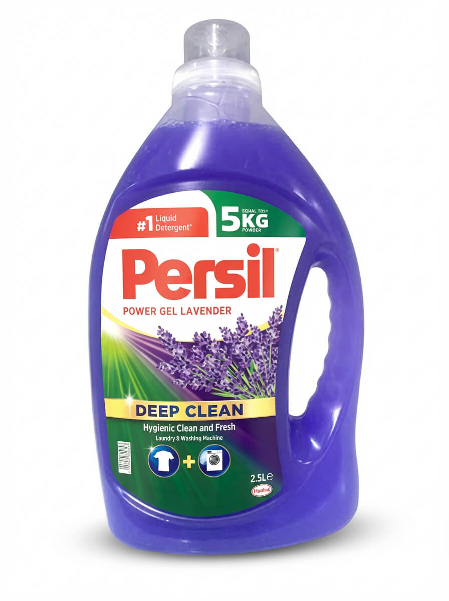 Persil Power Gel Lavender Liquid Detergent 2.5L