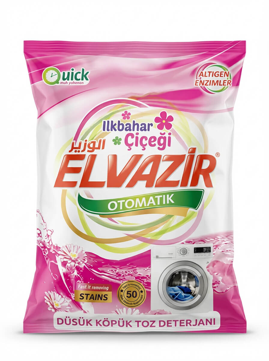 Elvazir Automatic Laundry Detergent Powder - Spring Flower