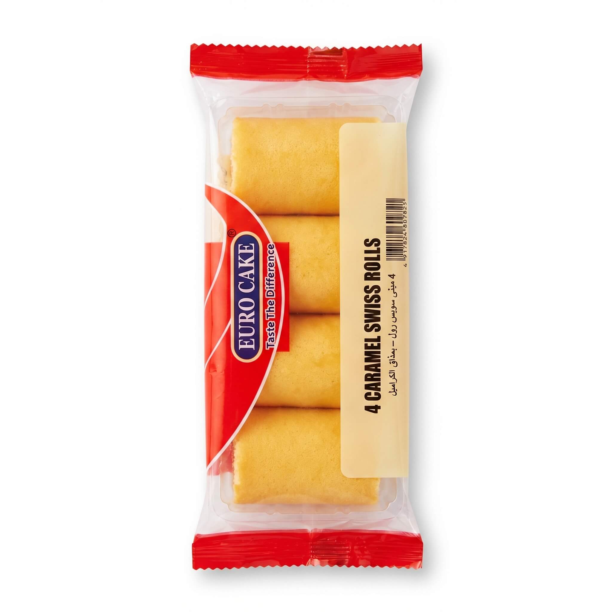 Euro Cake 4 Caramel Swiss Rolls