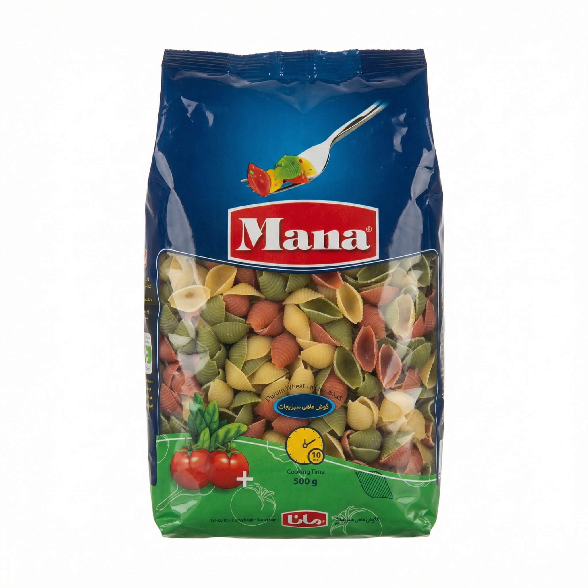 Mana Tri-color Conchigliette Pasta
