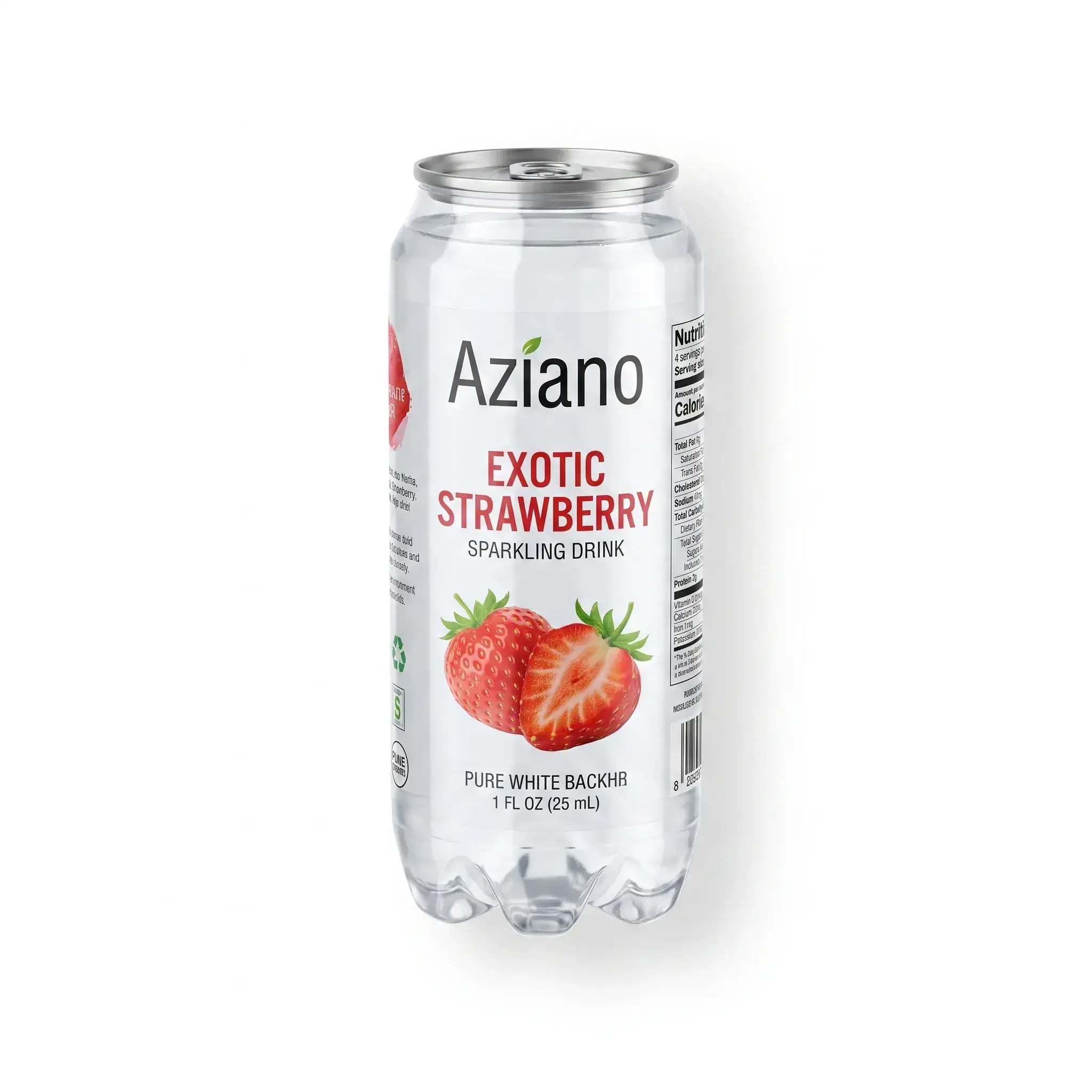 Aziano Exotic Strawberry Sparkling Drink