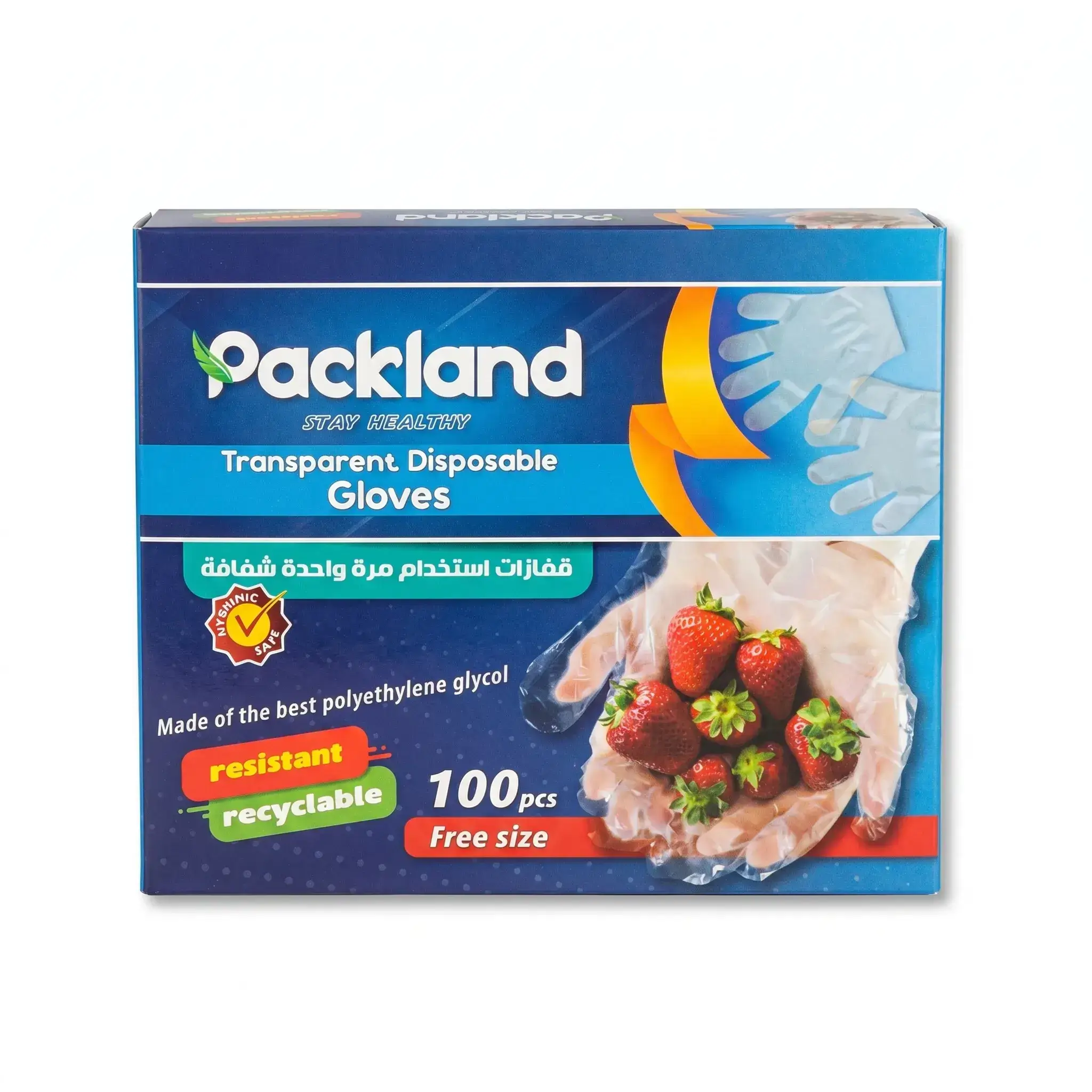 Packland Transparent Disposable Gloves