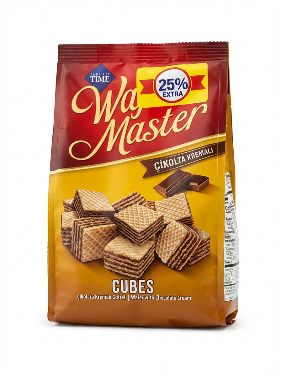 Wafer Master Cubes with Chocolate Cream