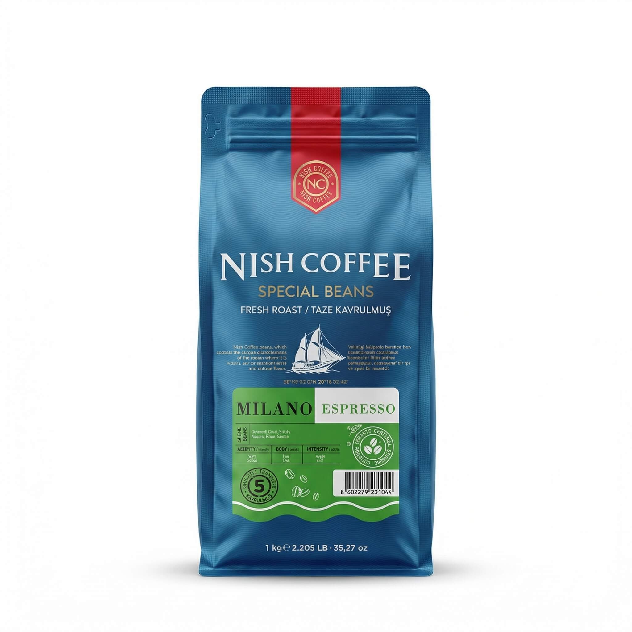 Nish Coffee Milano Espresso Special Beans
