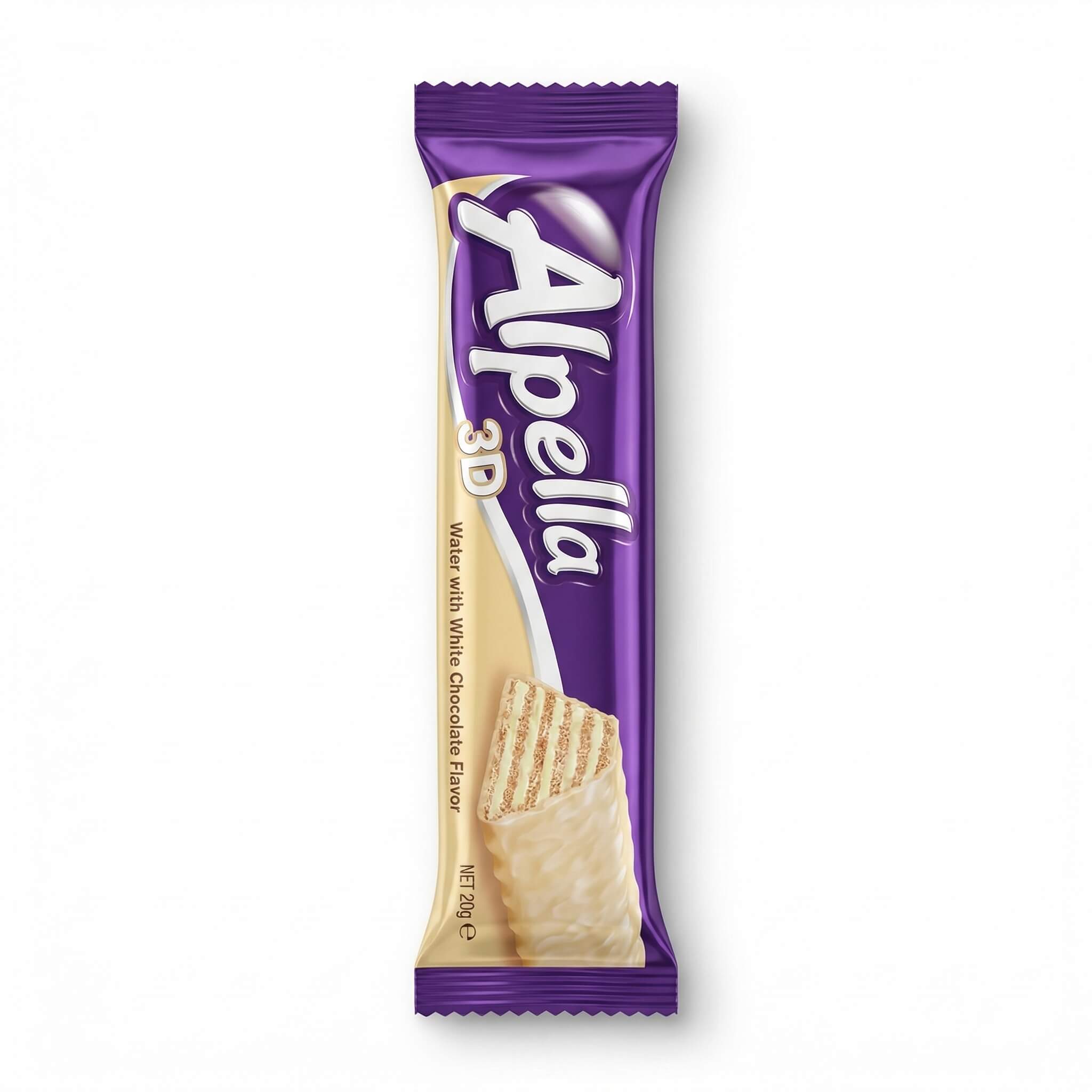 Alpella 3D Wafer with White Chocolate Flavor