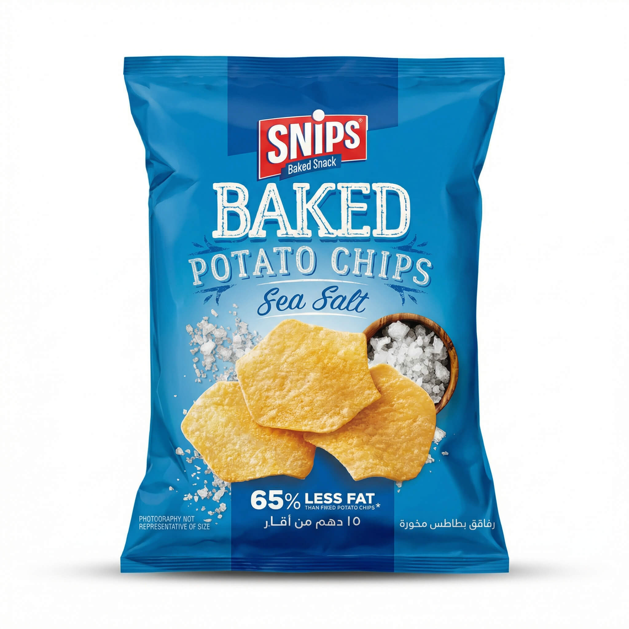 Snips Baked Potato Chips Sea Salt