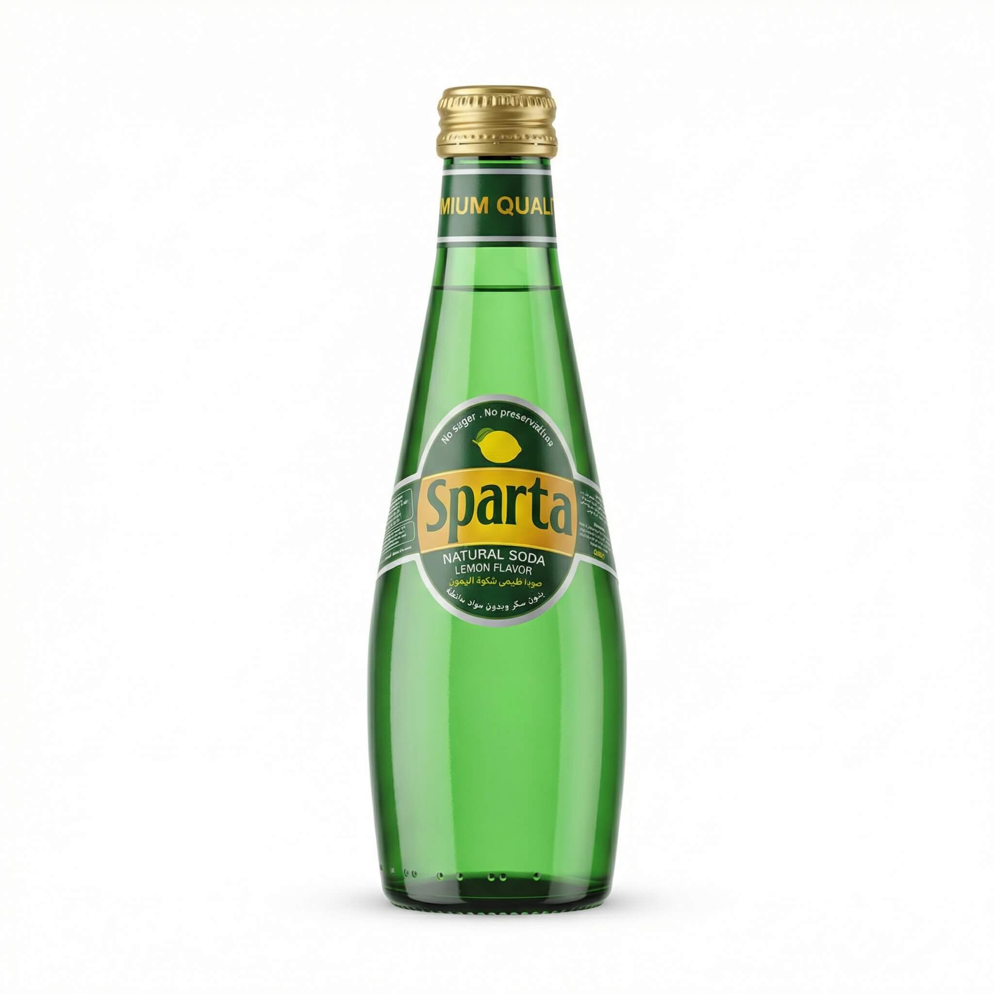 Sparta Natural Soda Lemon Flavor