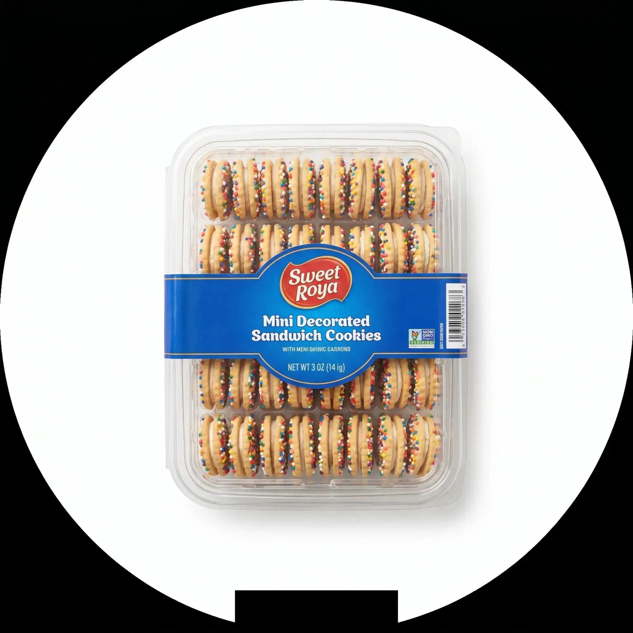 Roya Mini Decorated Sandwich Cookies