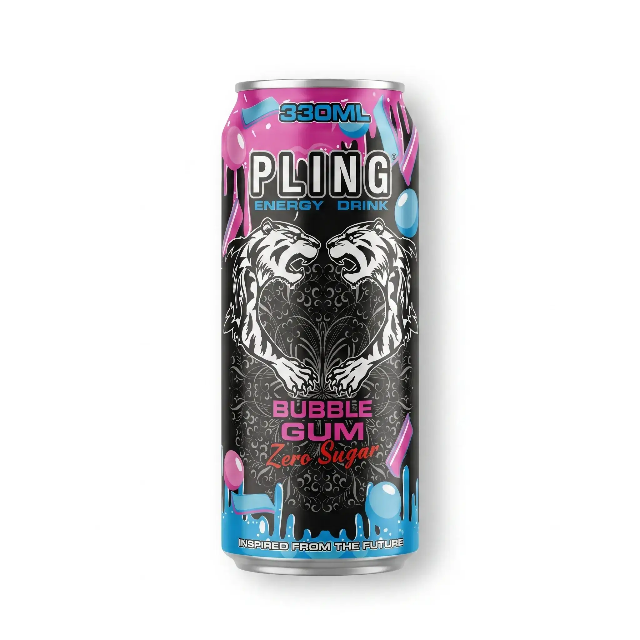 Pling Energy Drink Bubble Gum Zero Sugar