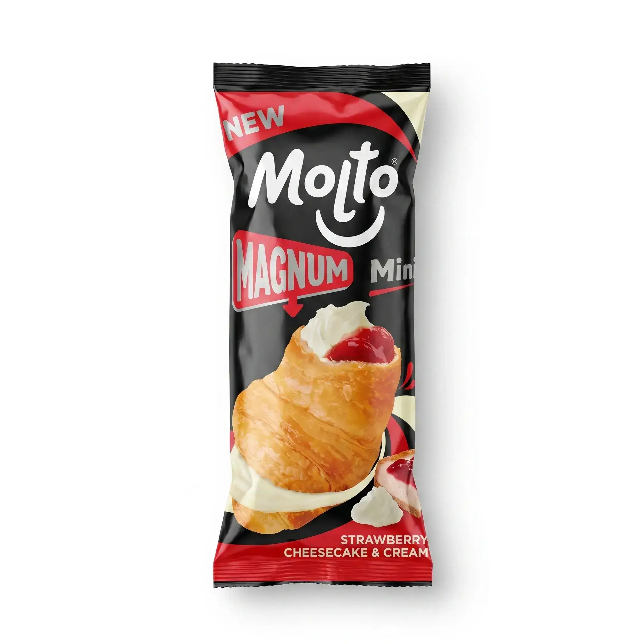 Molto Magnum Mini Strawberry Cheesecake & Cream