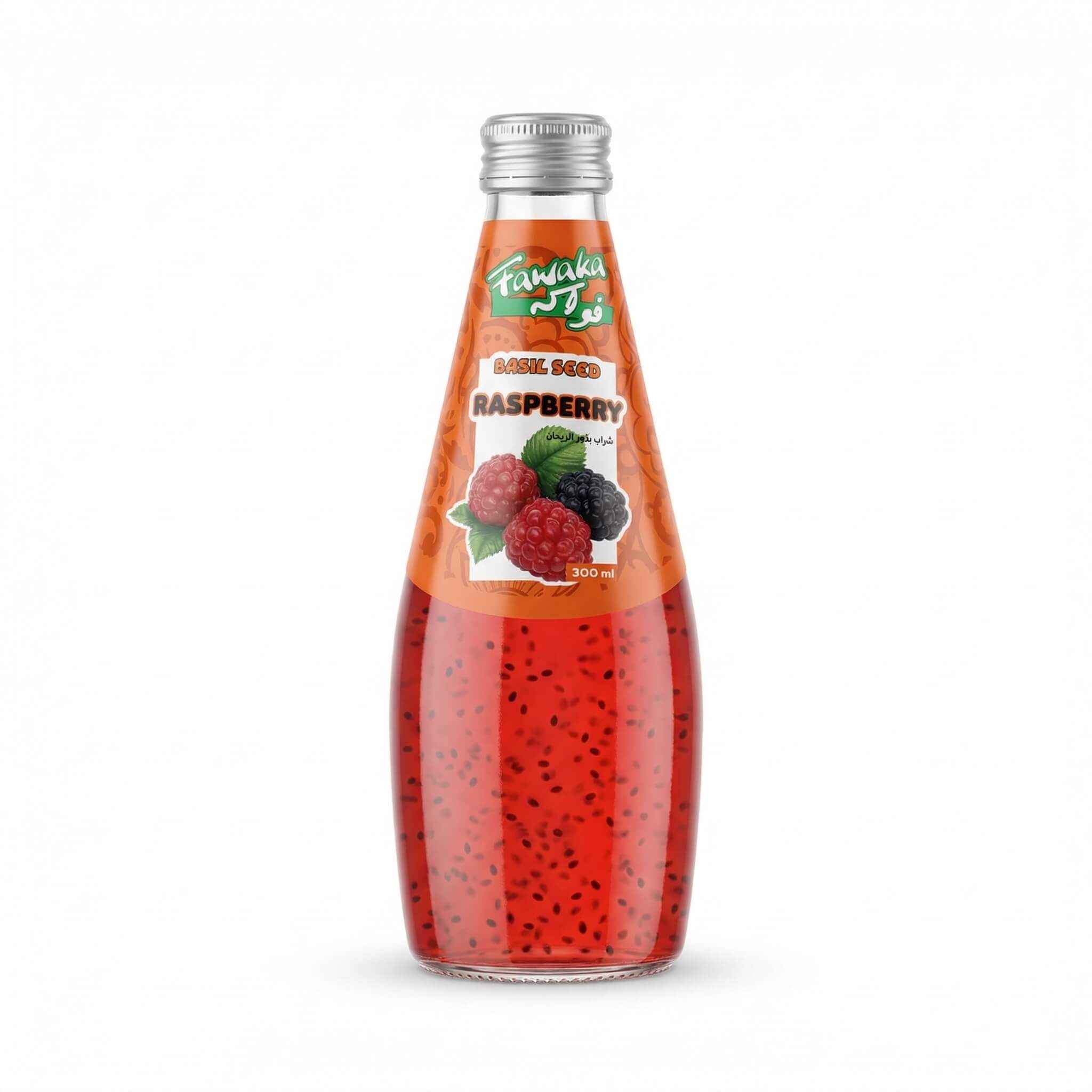 Fawaka Basil Seed Raspberry Drink