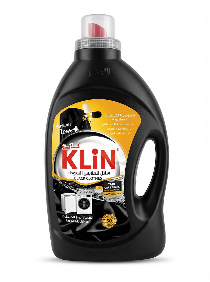 Klin Black Clothes Liquid Detergent Perfume Flowers