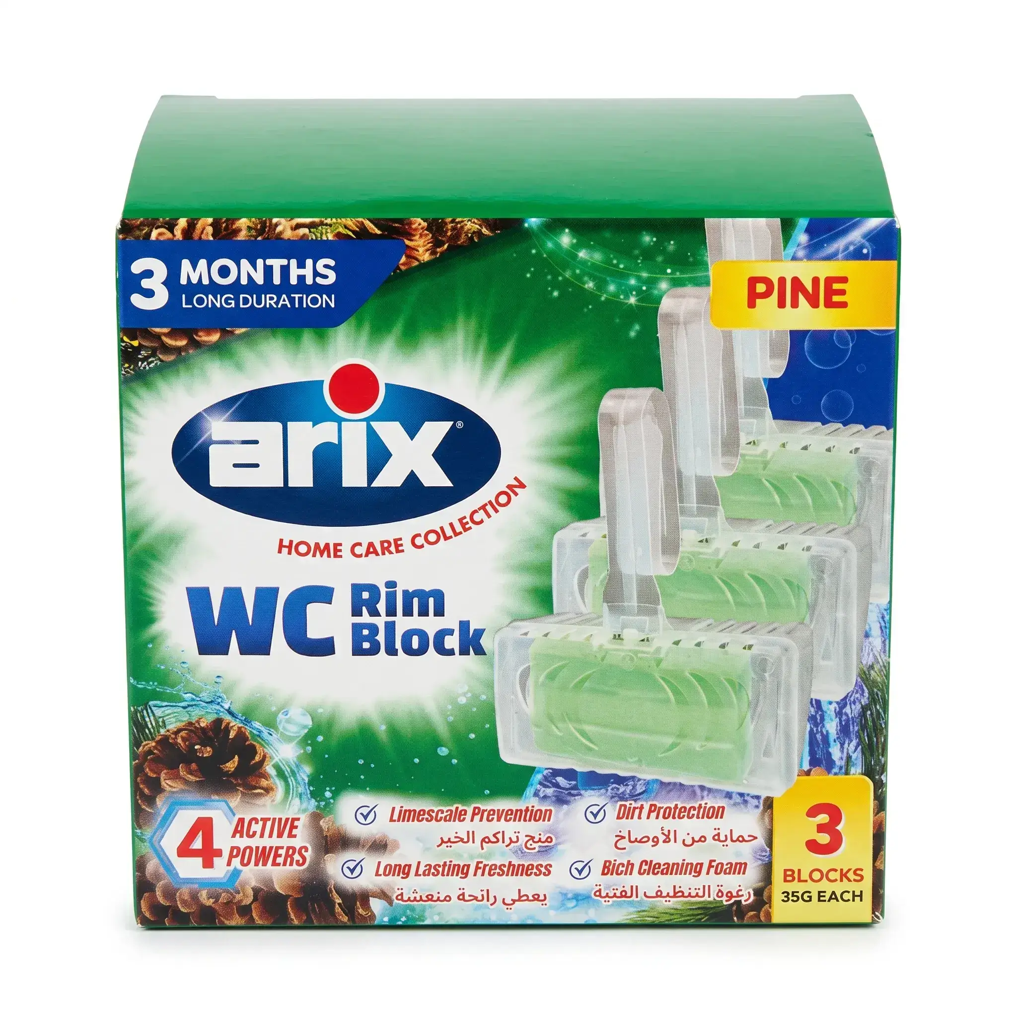 Arix WC Rim Block Pine 3-Pack