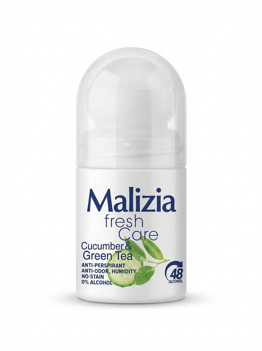 Malizia Fresh Care Roll-On Deodorant Cucumber & Green Tea