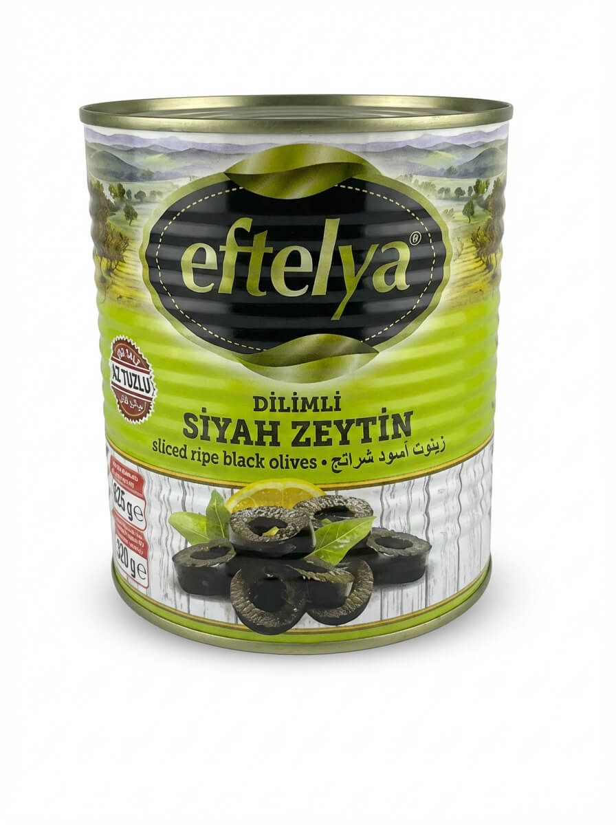 Eftelya Sliced Ripe Black Olives