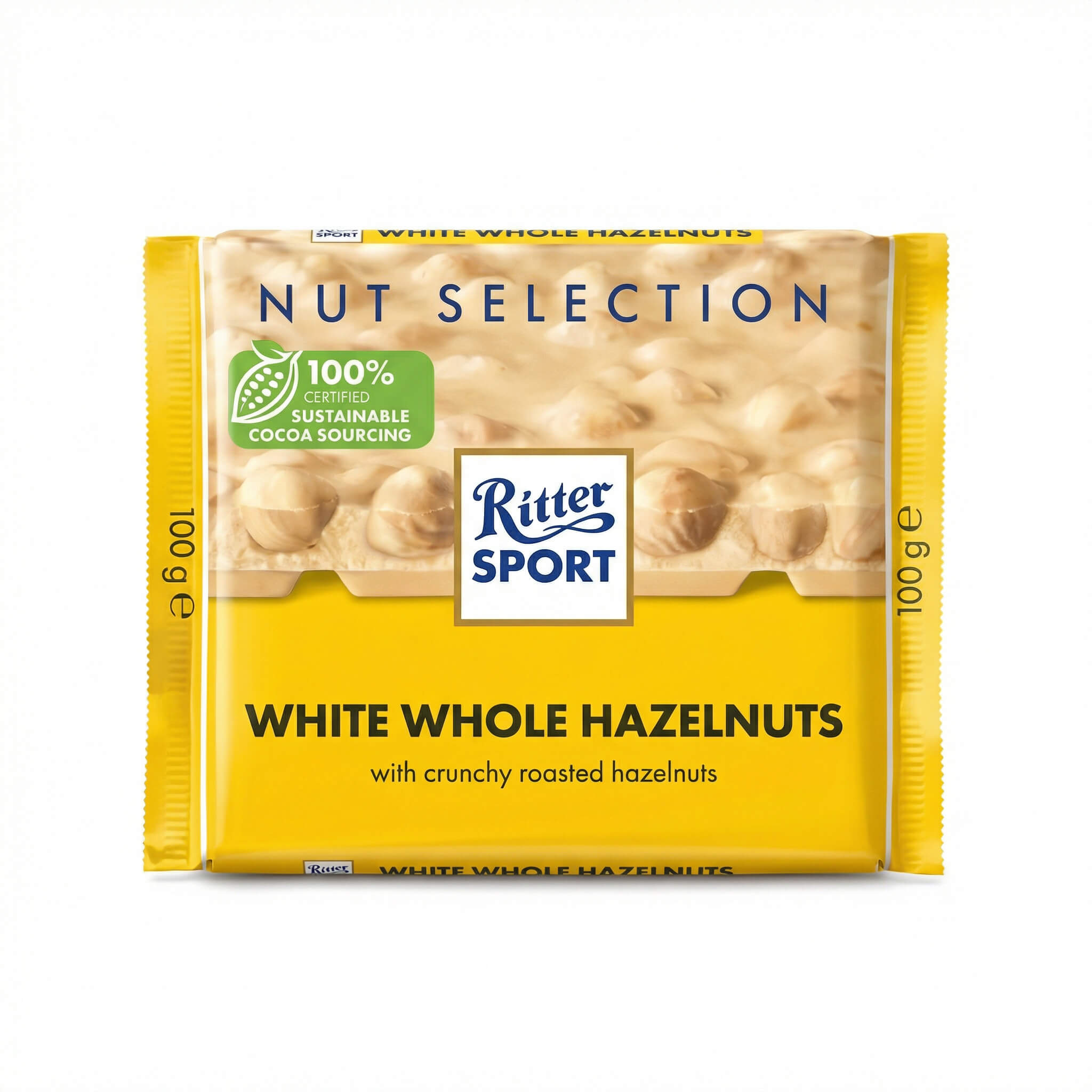 Ritter Sport White Whole Hazelnuts Chocolate Bar