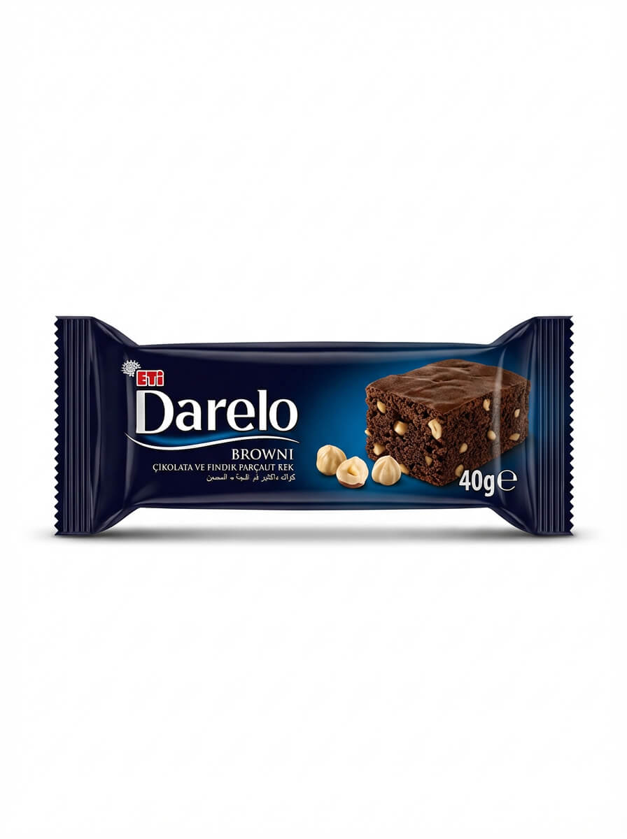 Eti Darelo Browni Chocolate & Hazelnut Cake