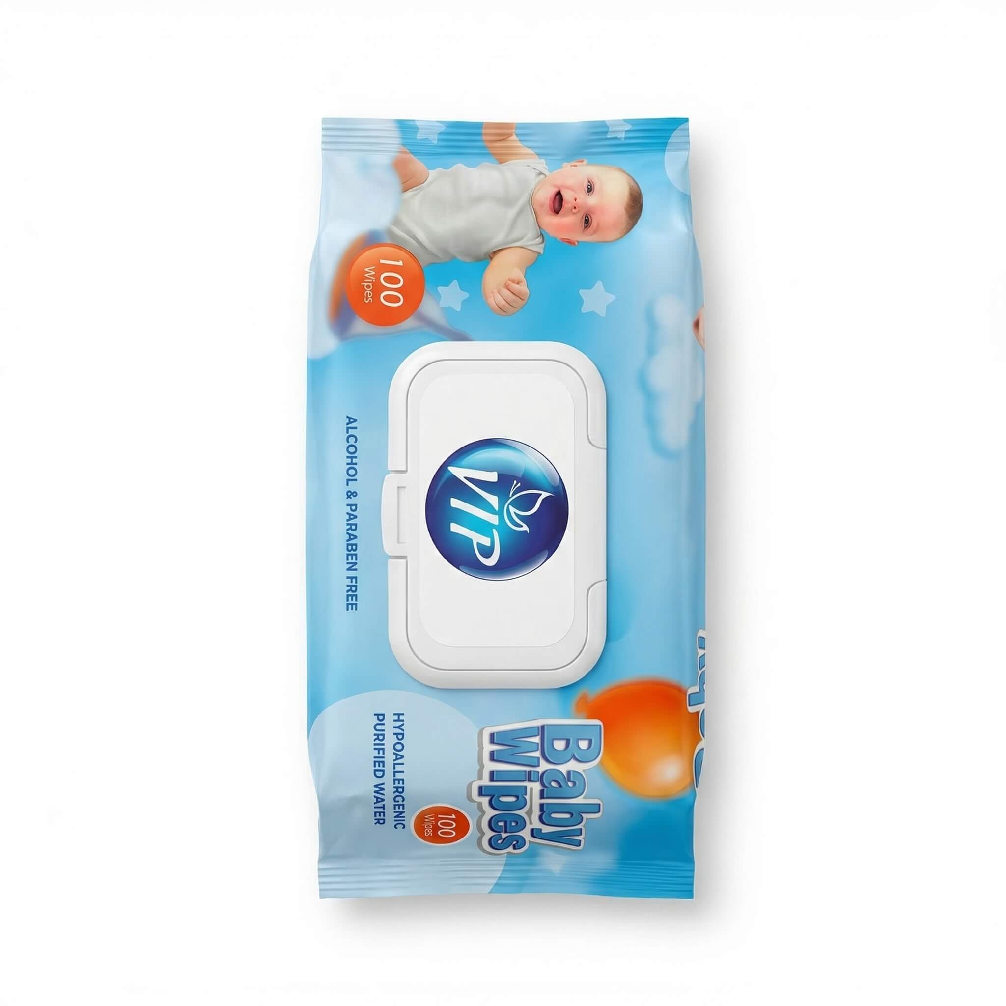 VIP Baby Wipes 100 Wipes