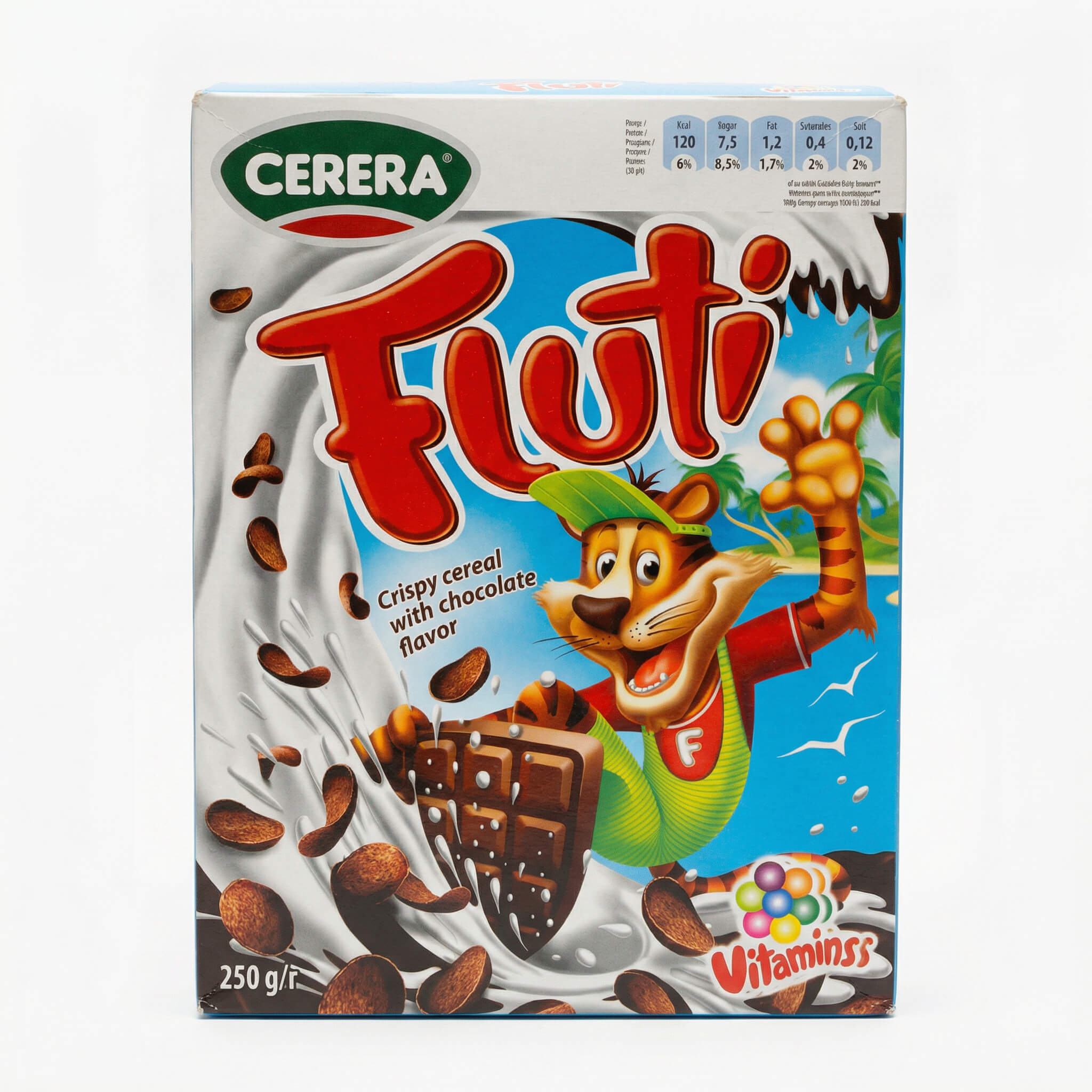 Cerera Fluti Crispy Cereal with Chocolate Flavor