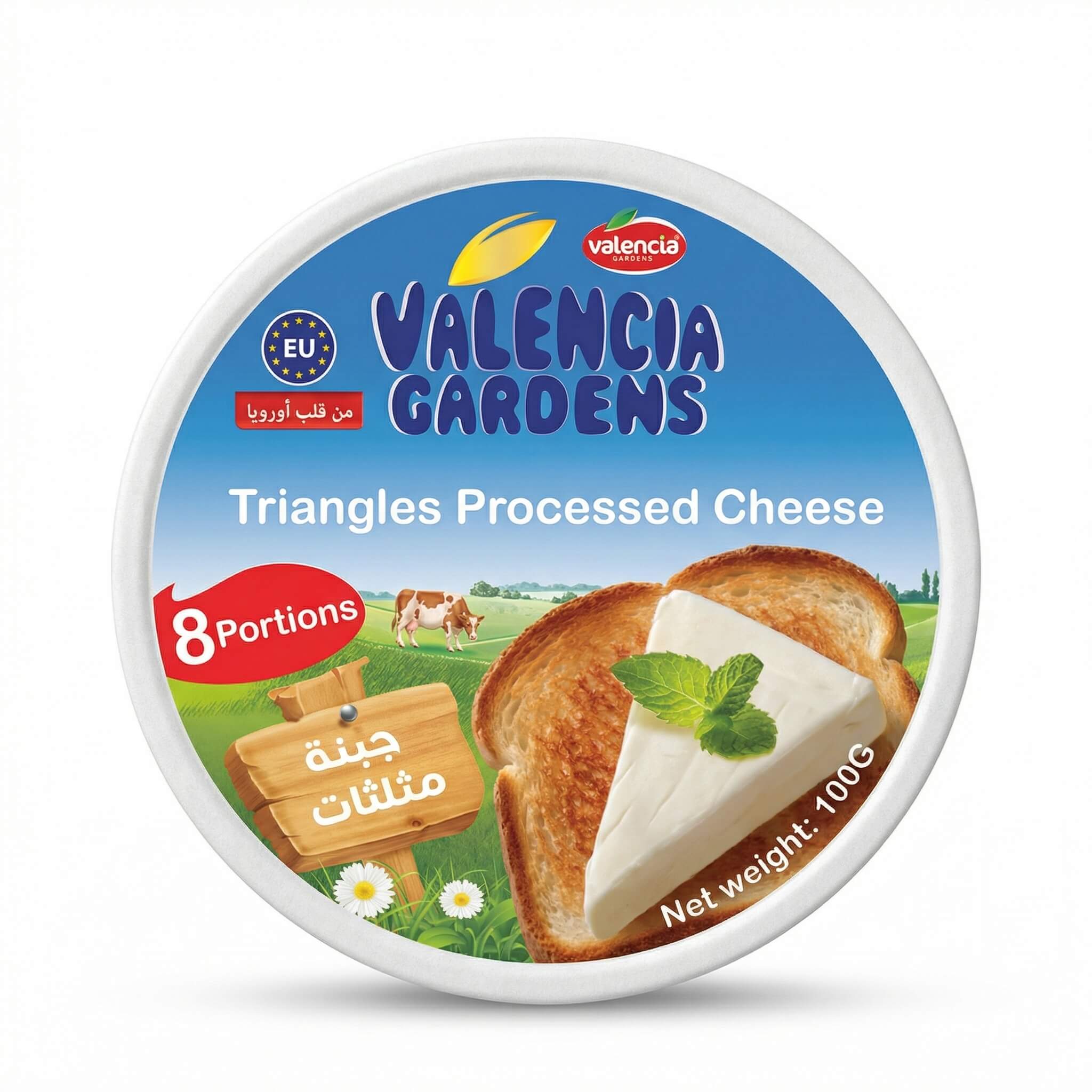 Valencia Gardens Triangles Processed Cheese