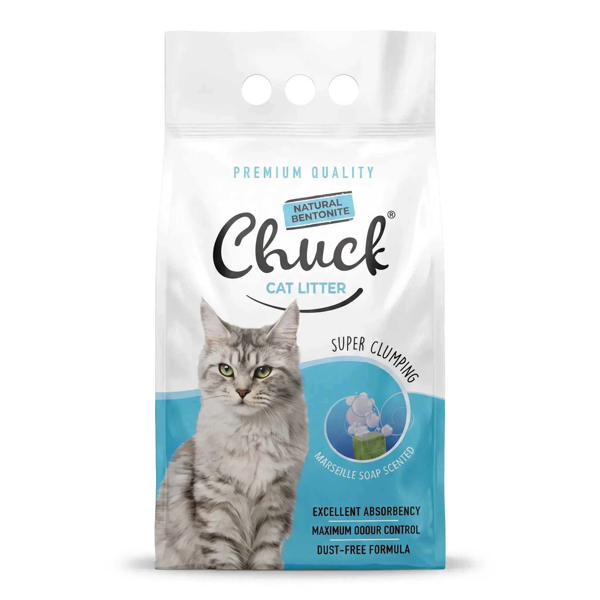 Chuck Marseille Soap Scented Cat Litter