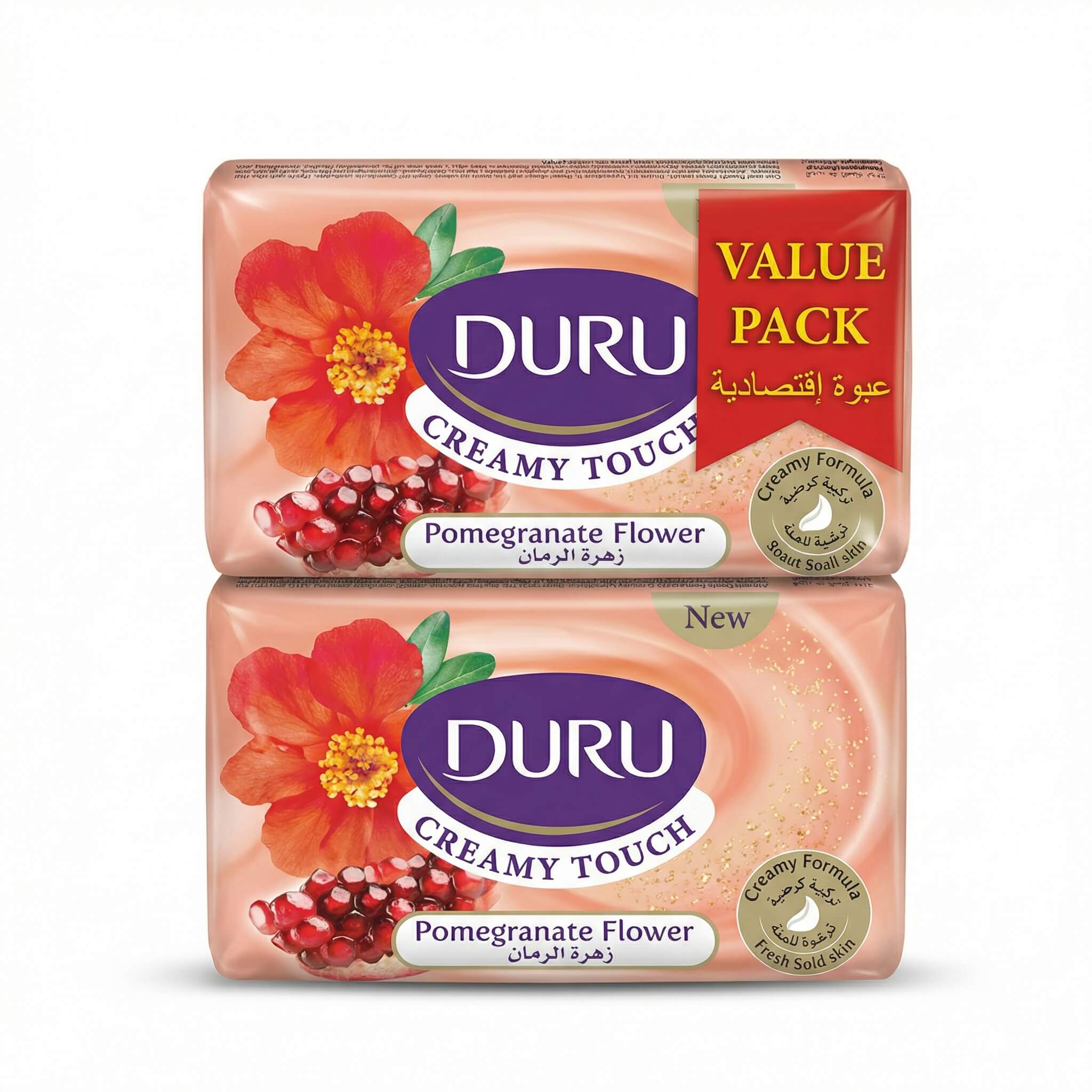 Duru Creamy Touch Pomegranate Flower Soap Value Pack
