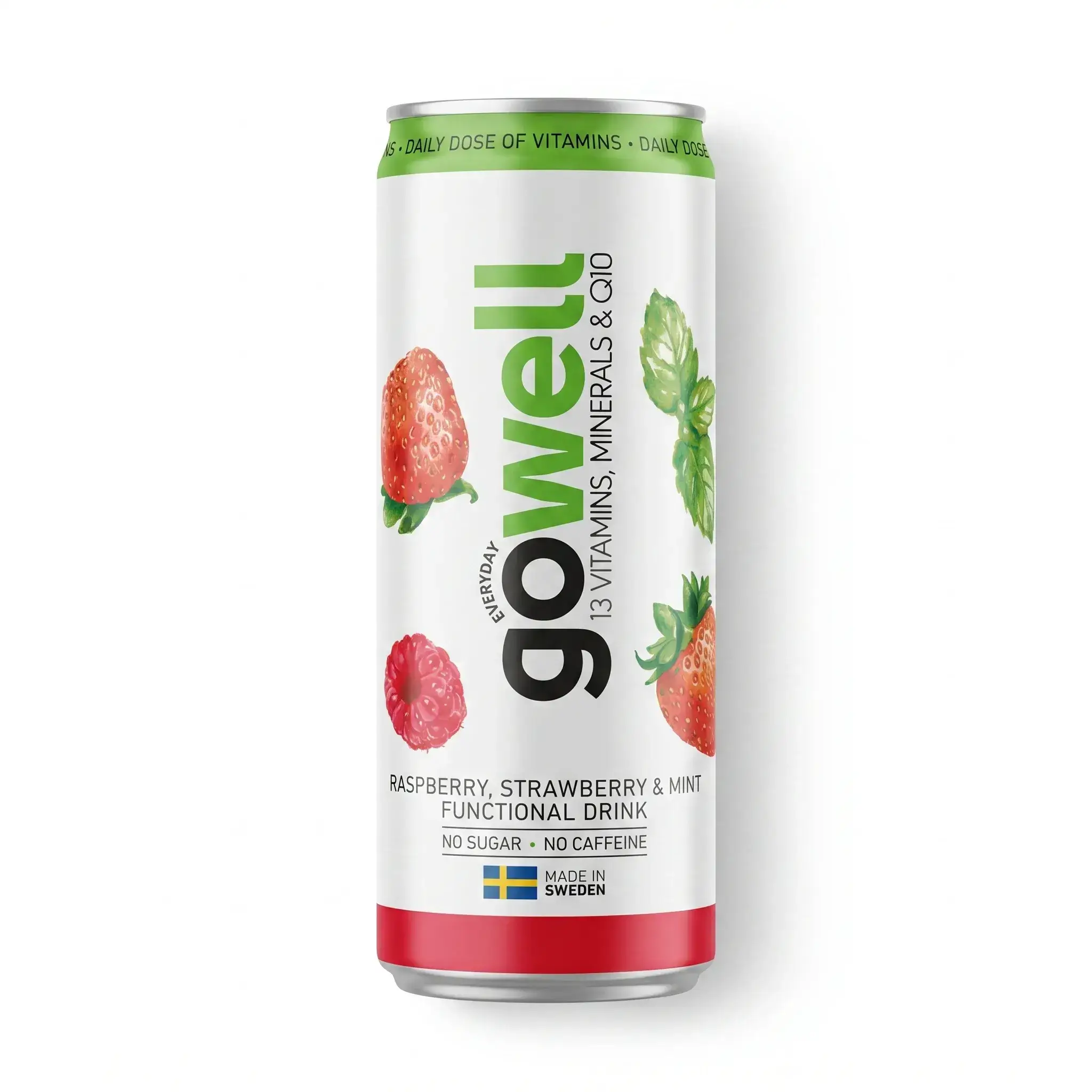 Gowell Raspberry, Strawberry & Mint Functional Drink