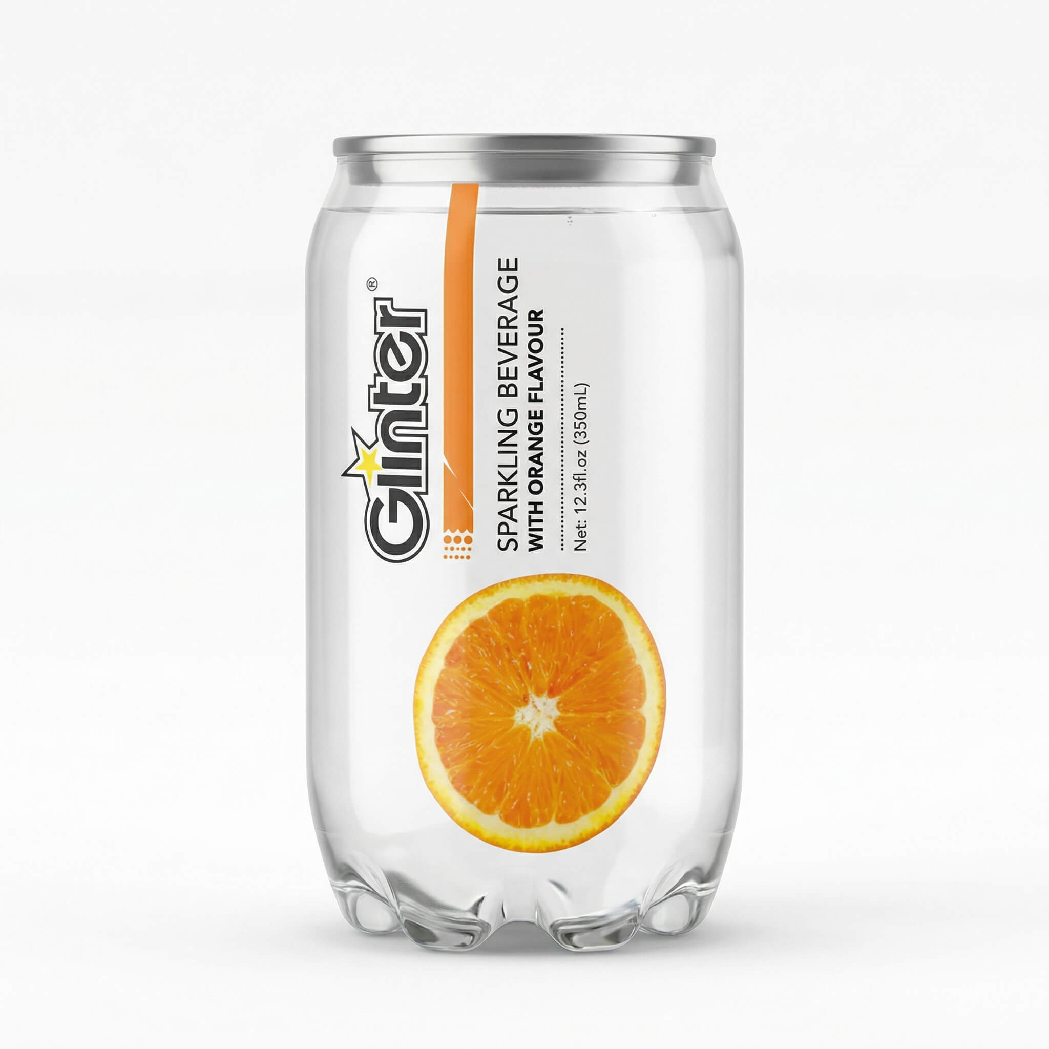 Glinter Sparkling Beverage Orange Flavour 350 ml