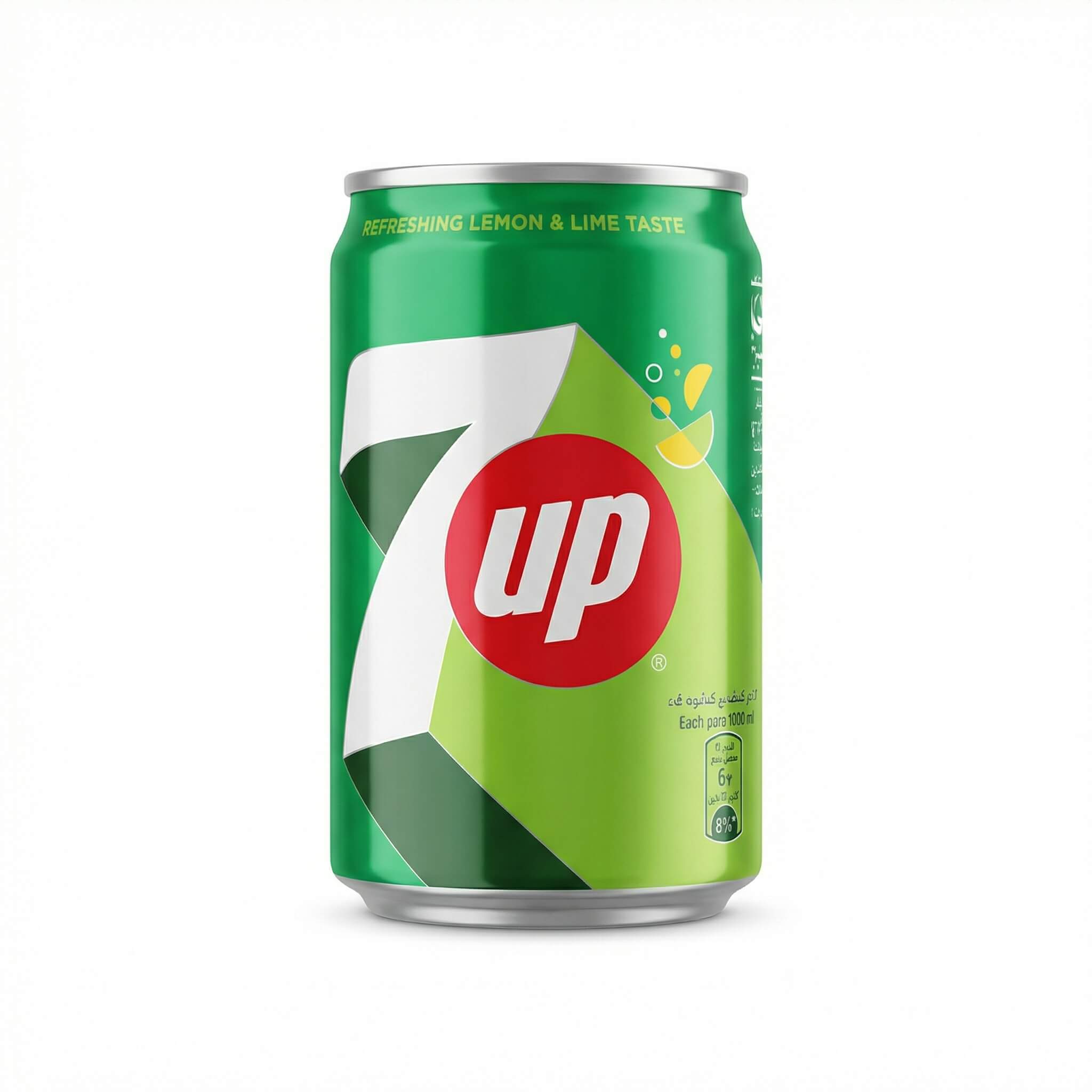 7UP Lemon & Lime Soft Drink Can