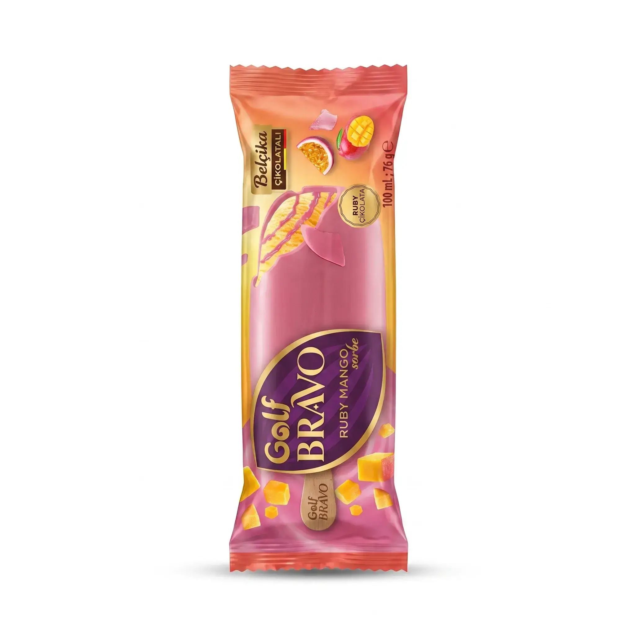 Golf Bravo Ruby Mango Sorbet Ice Cream