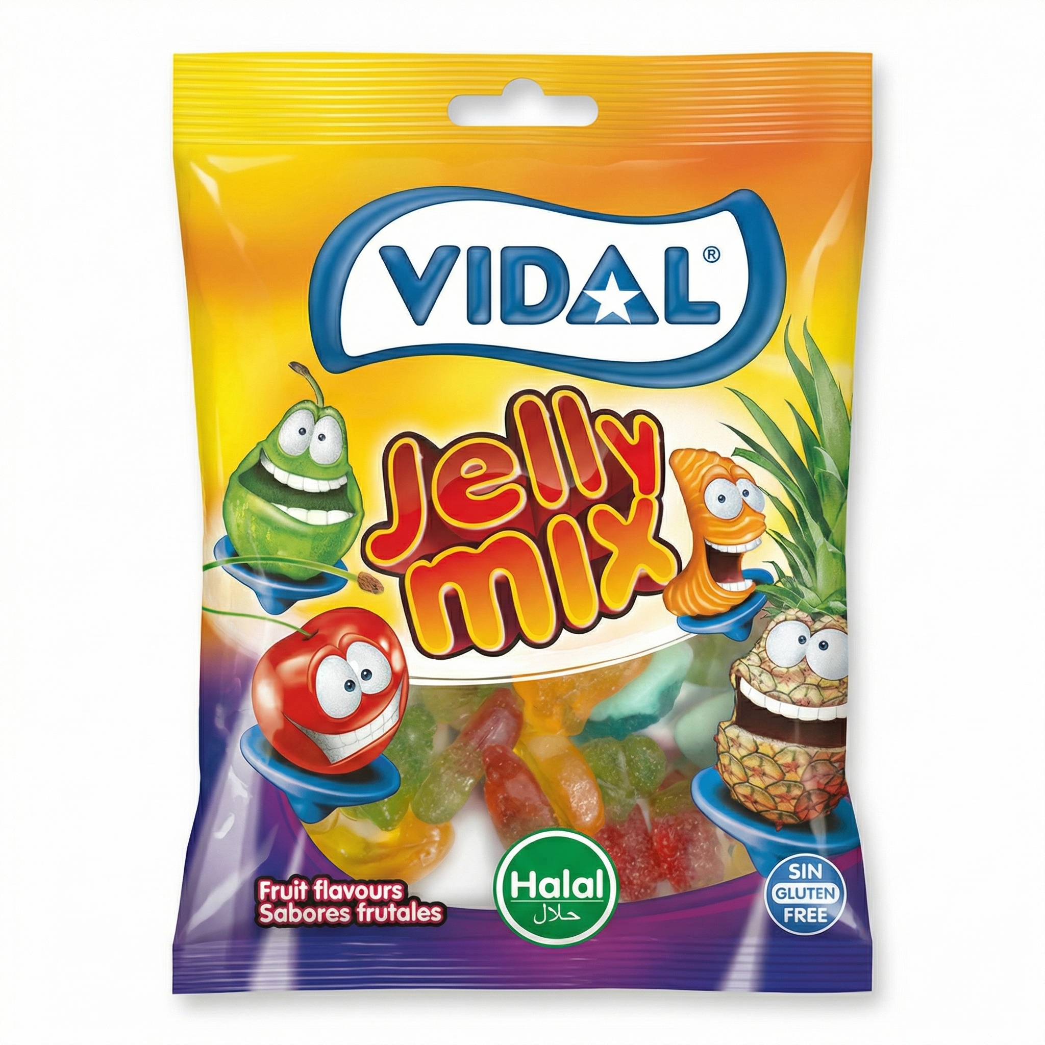 Vidal Jelly Mix Fruit Flavours