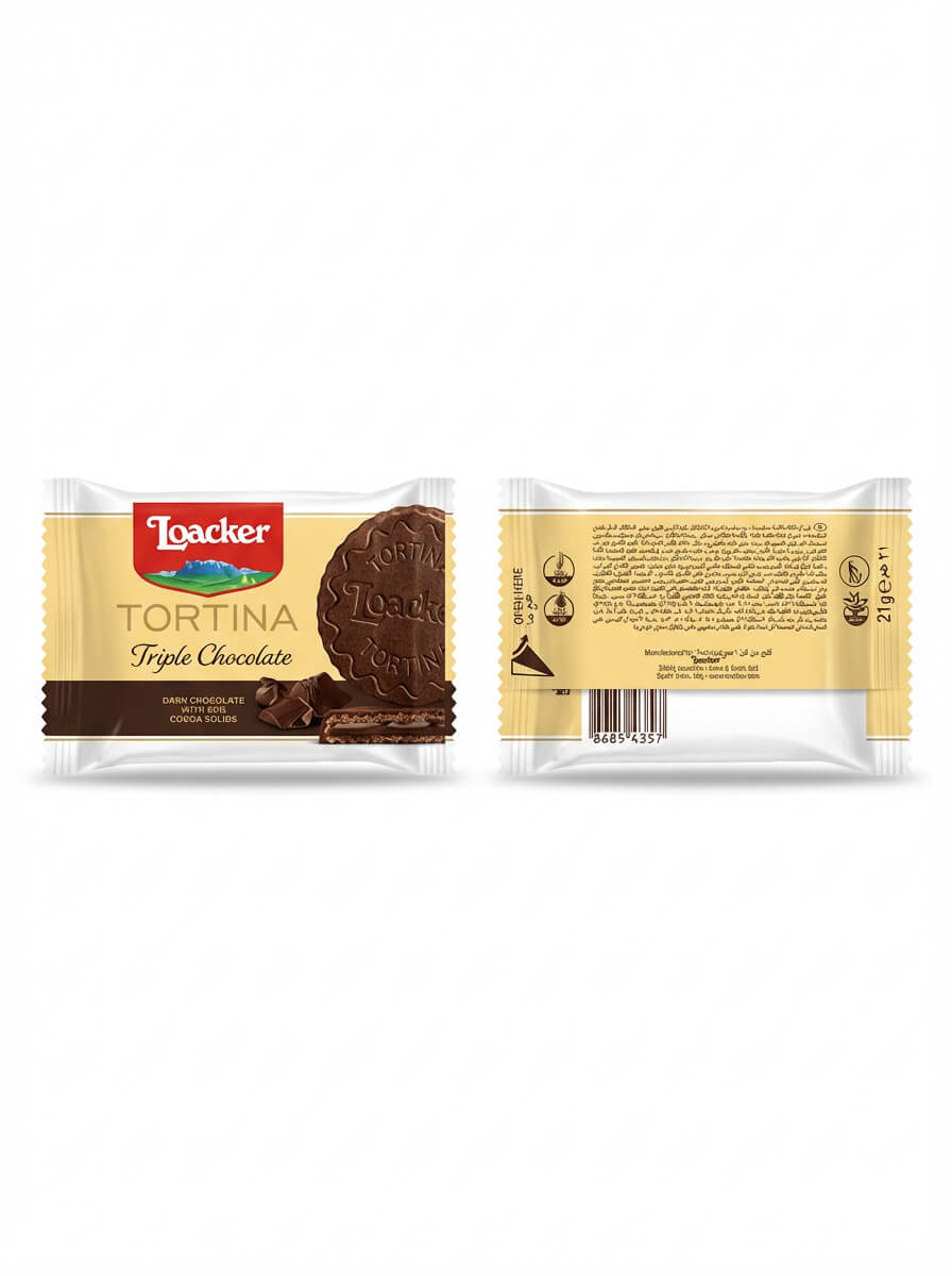 Loacker Tortina Triple Chocolate