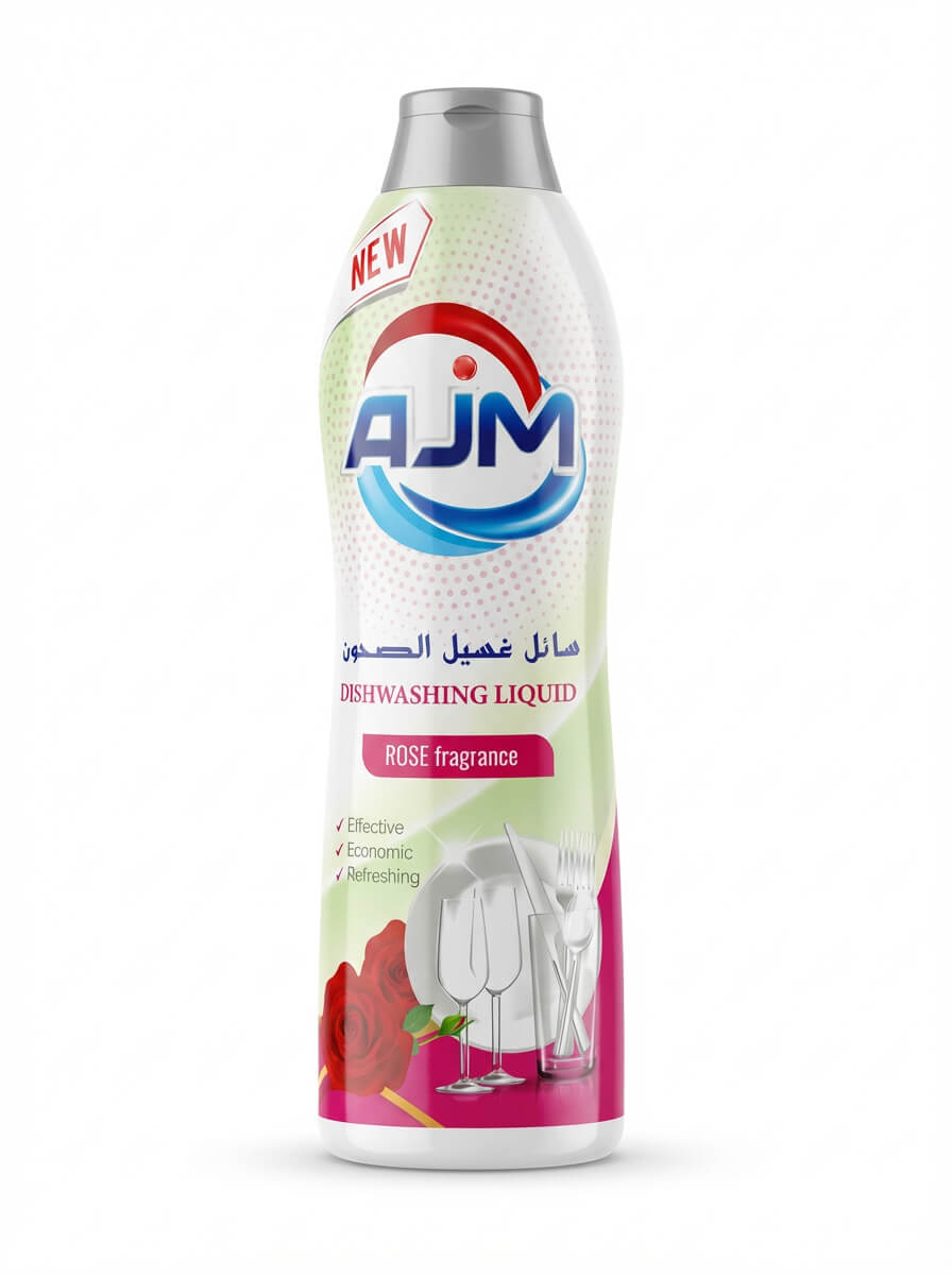 AJM Dishwashing Liquid Rose Fragrance