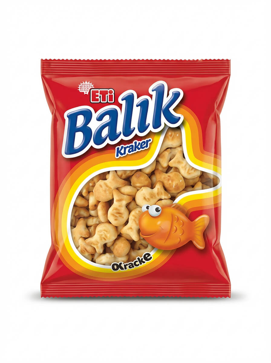 ئێتی بالیک کراکەر - بسکیتە سوێرەکان بە شێوەی ماسی