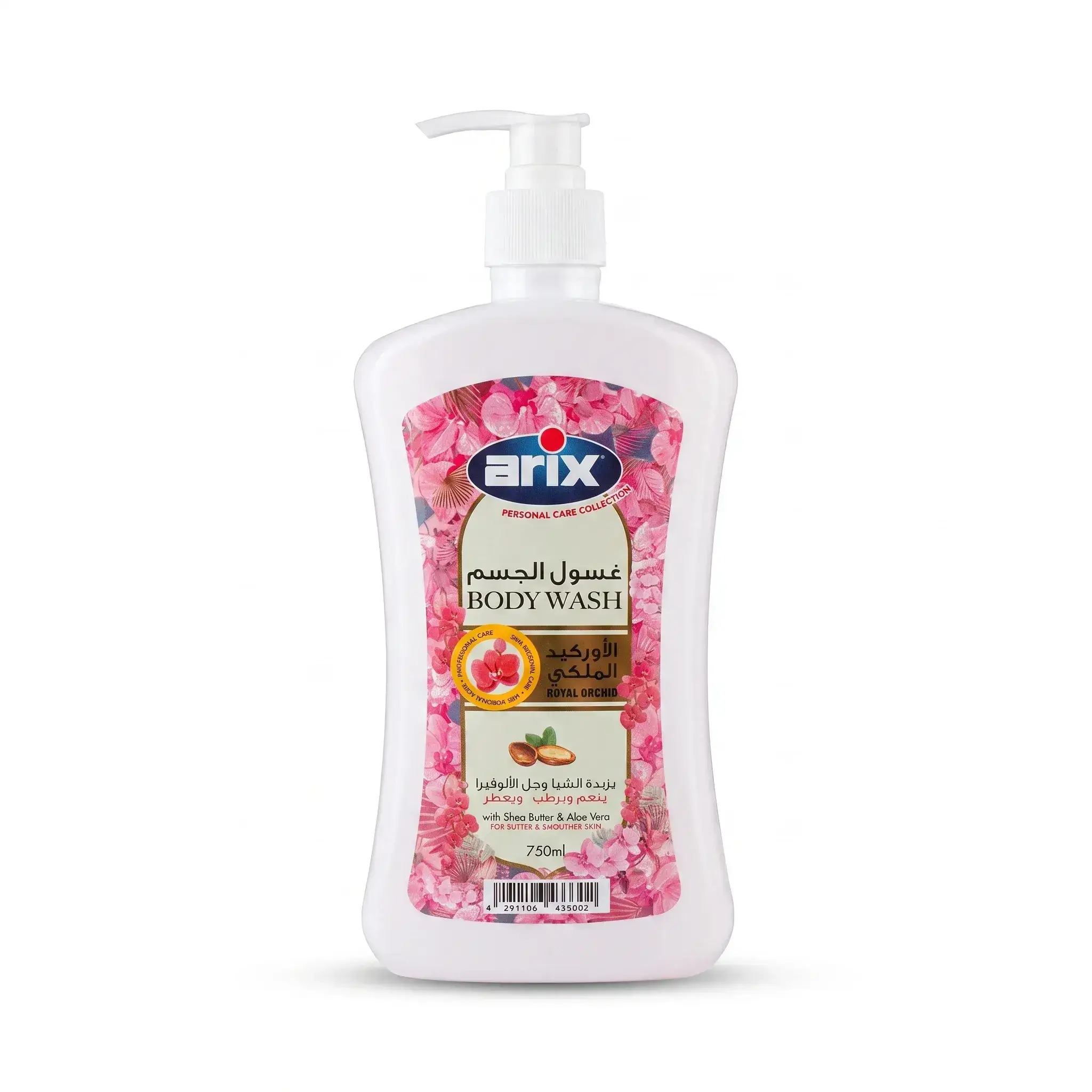 Arix Royal Orchid Body Wash with Shea Butter & Aloe Vera
