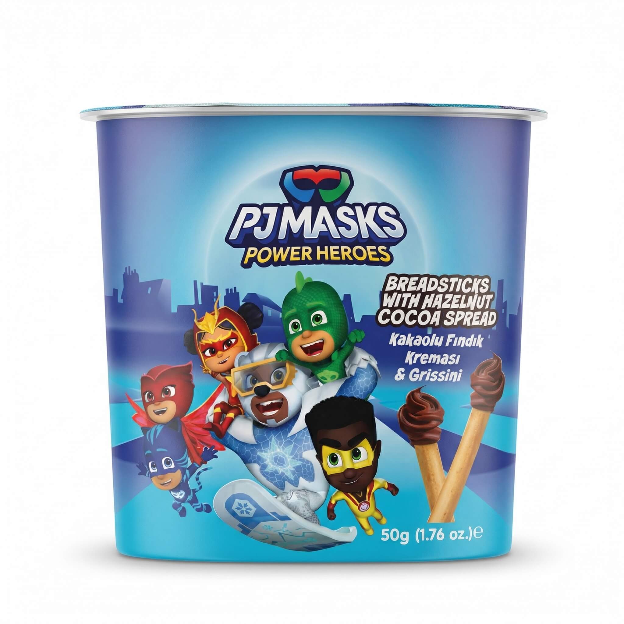 PJ Masks Breadsticks with Hazelnut Cocoa Spread