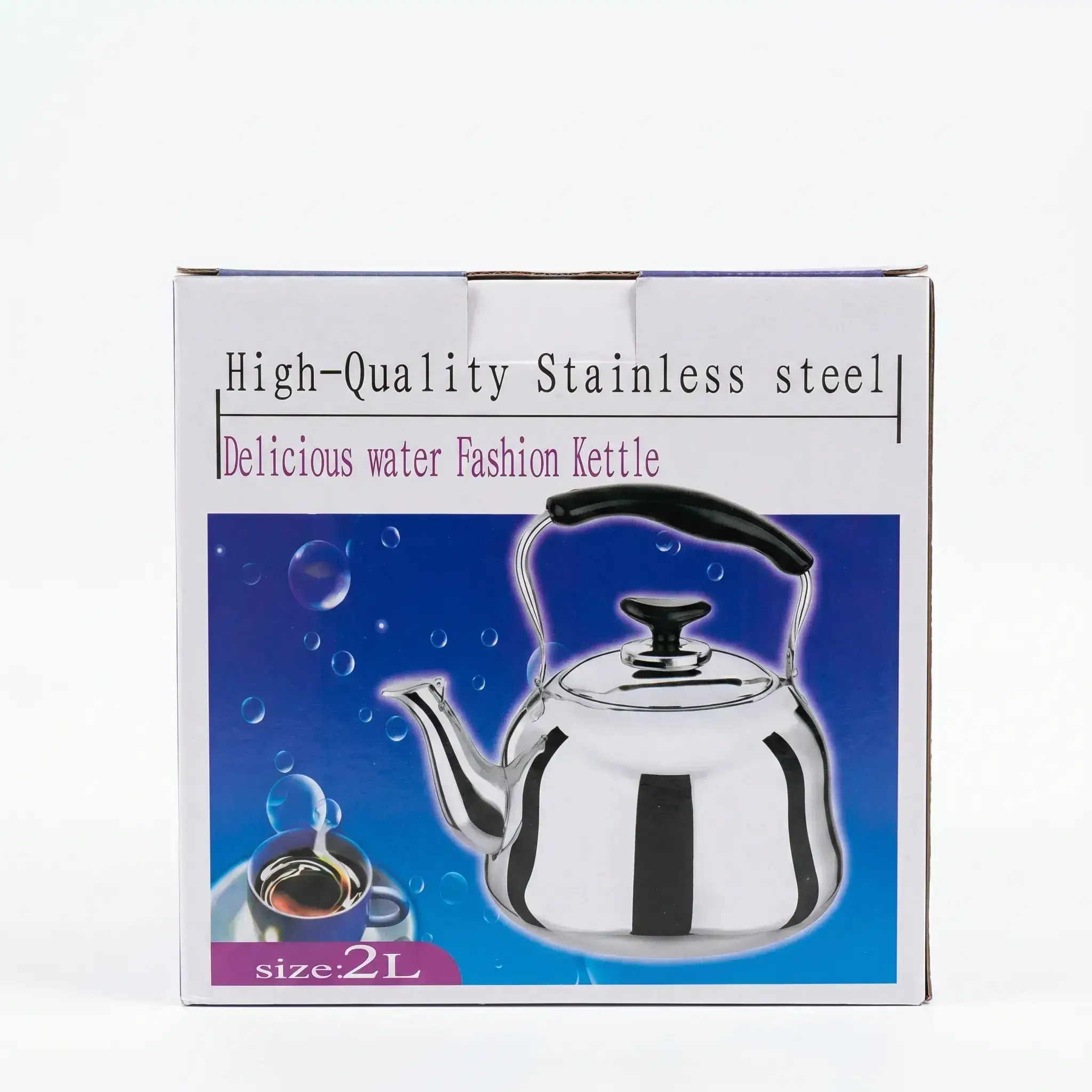 High-Quality Stainless Steel Fashion Kettle - 2L