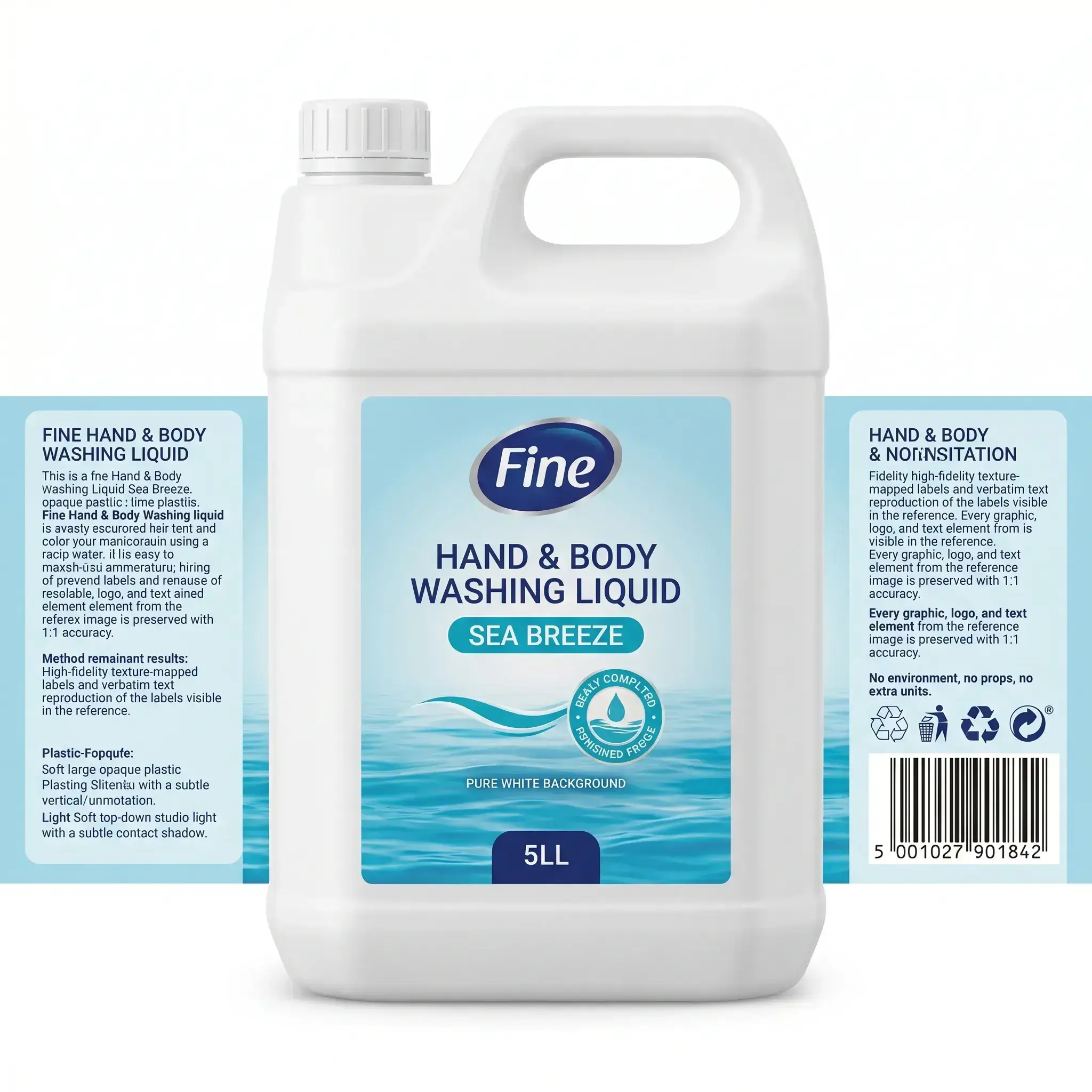 Fine Hand & Body Washing Liquid Sea Breeze