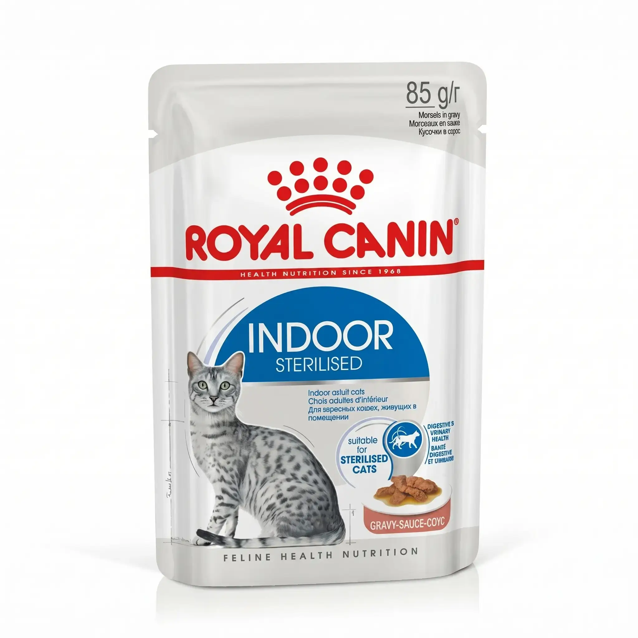 Royal Canin Indoor Sterilised Wet Cat Food in Gravy