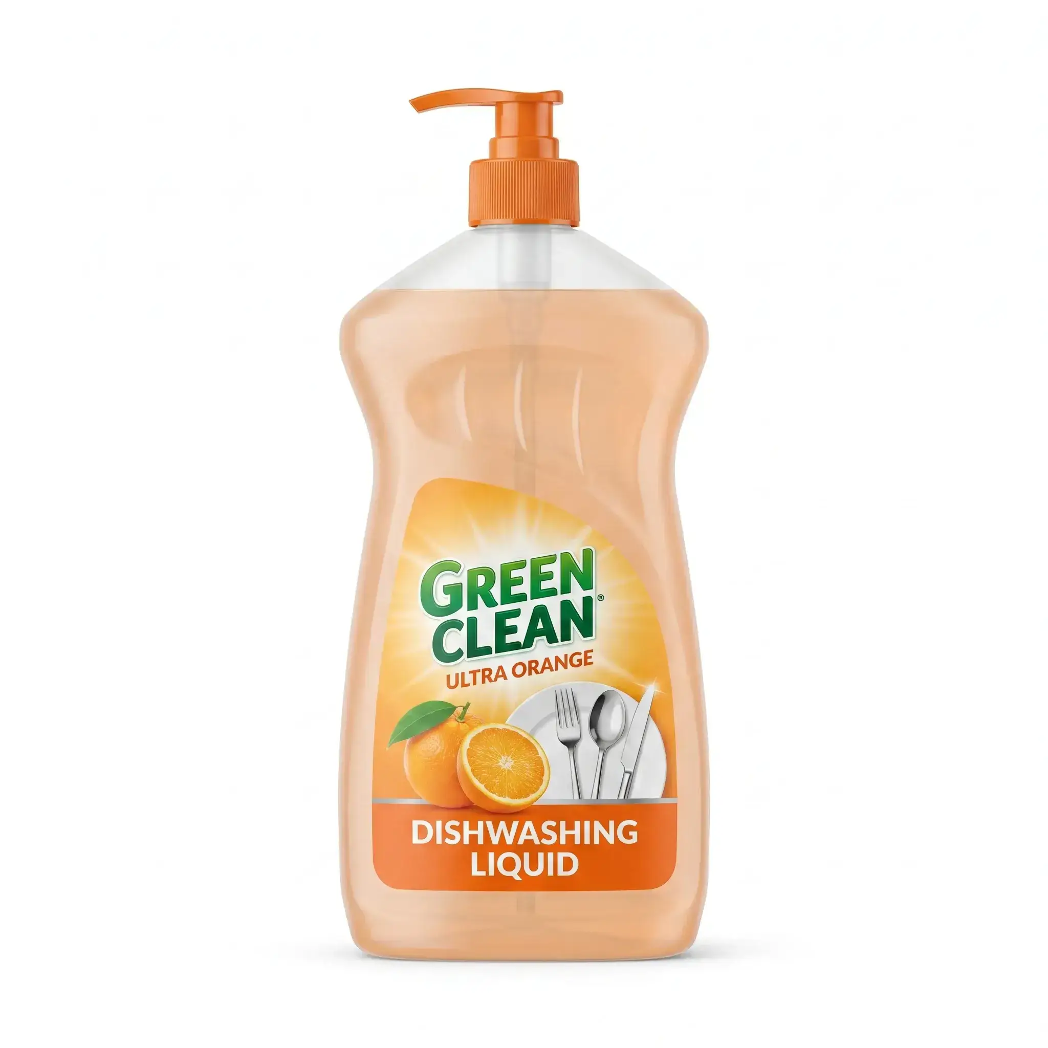 Green Clean Ultra Orange Dishwashing Liquid