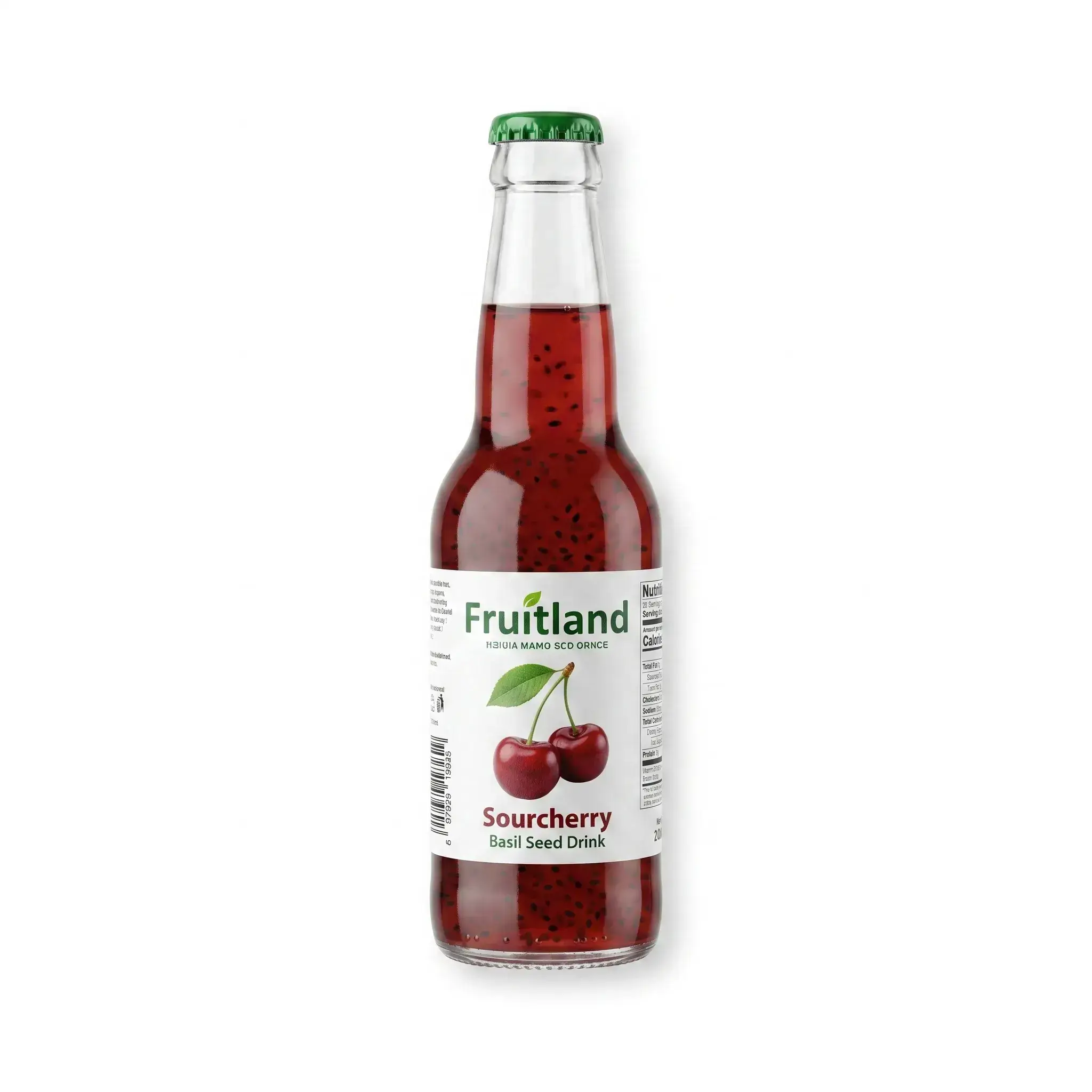 Fruitland Sourcherry Basil Seed Drink